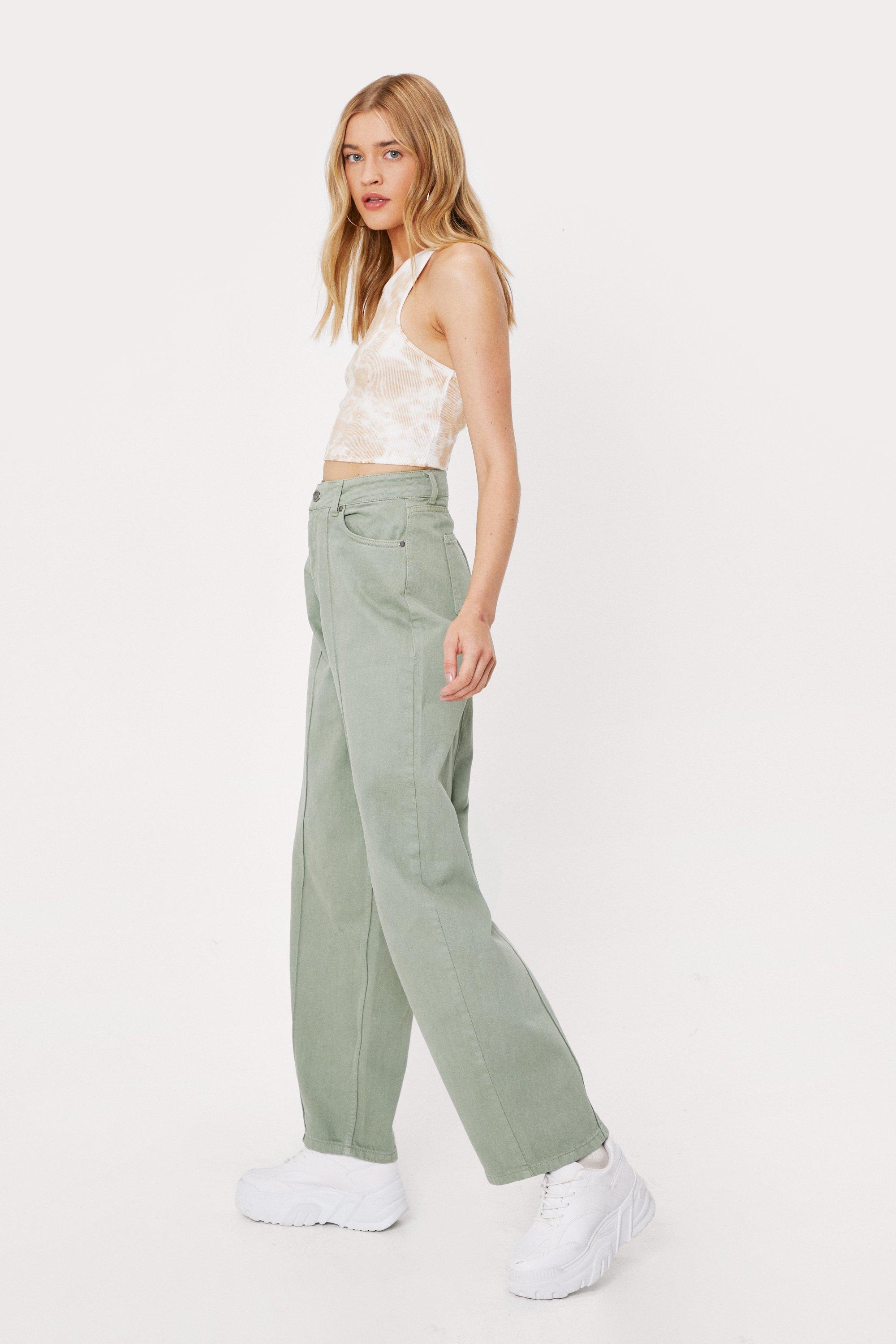 Seamed Front Wide Leg Jeans – CLOTHES HORSE