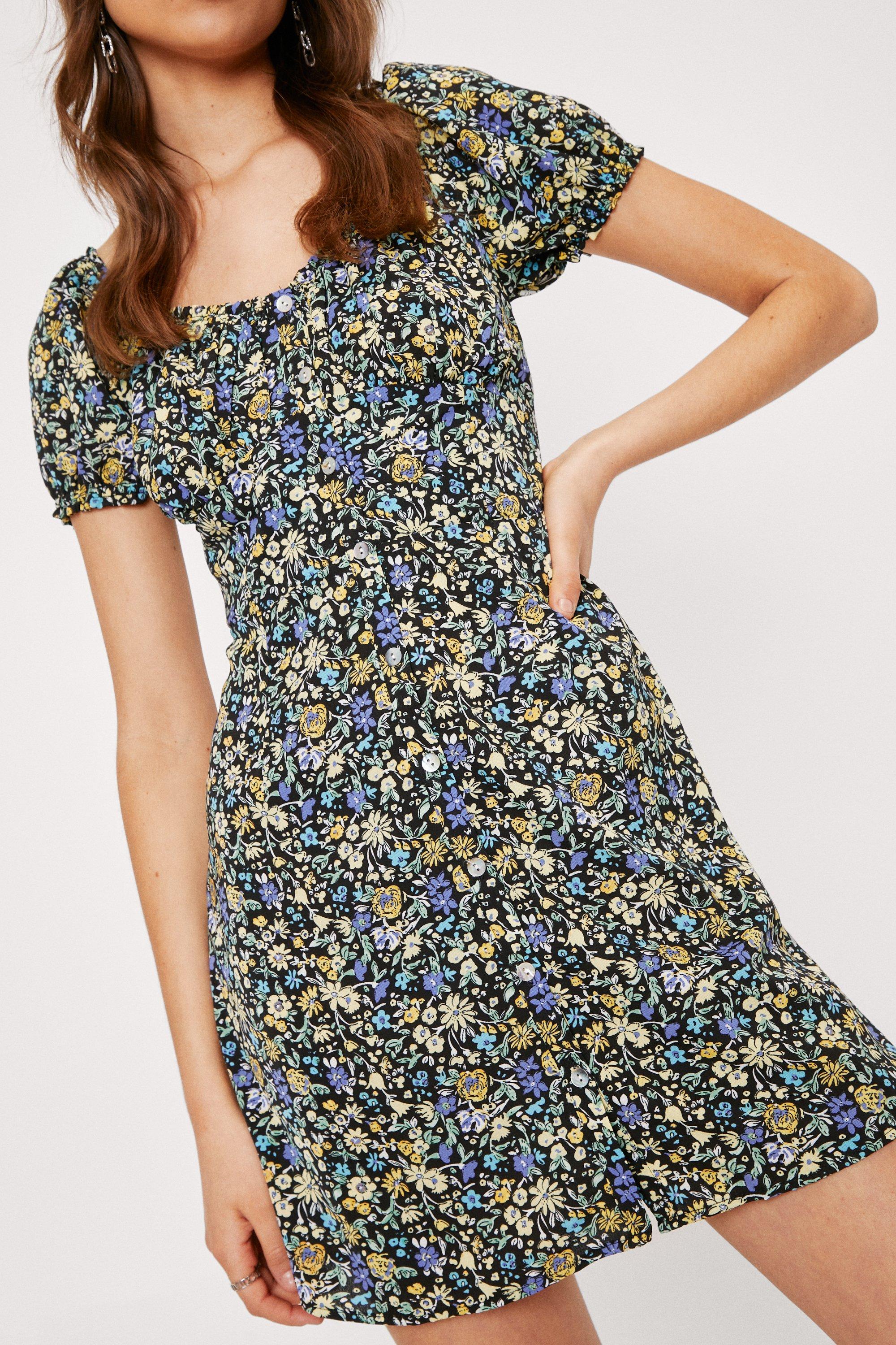 Button down tea clearance dress