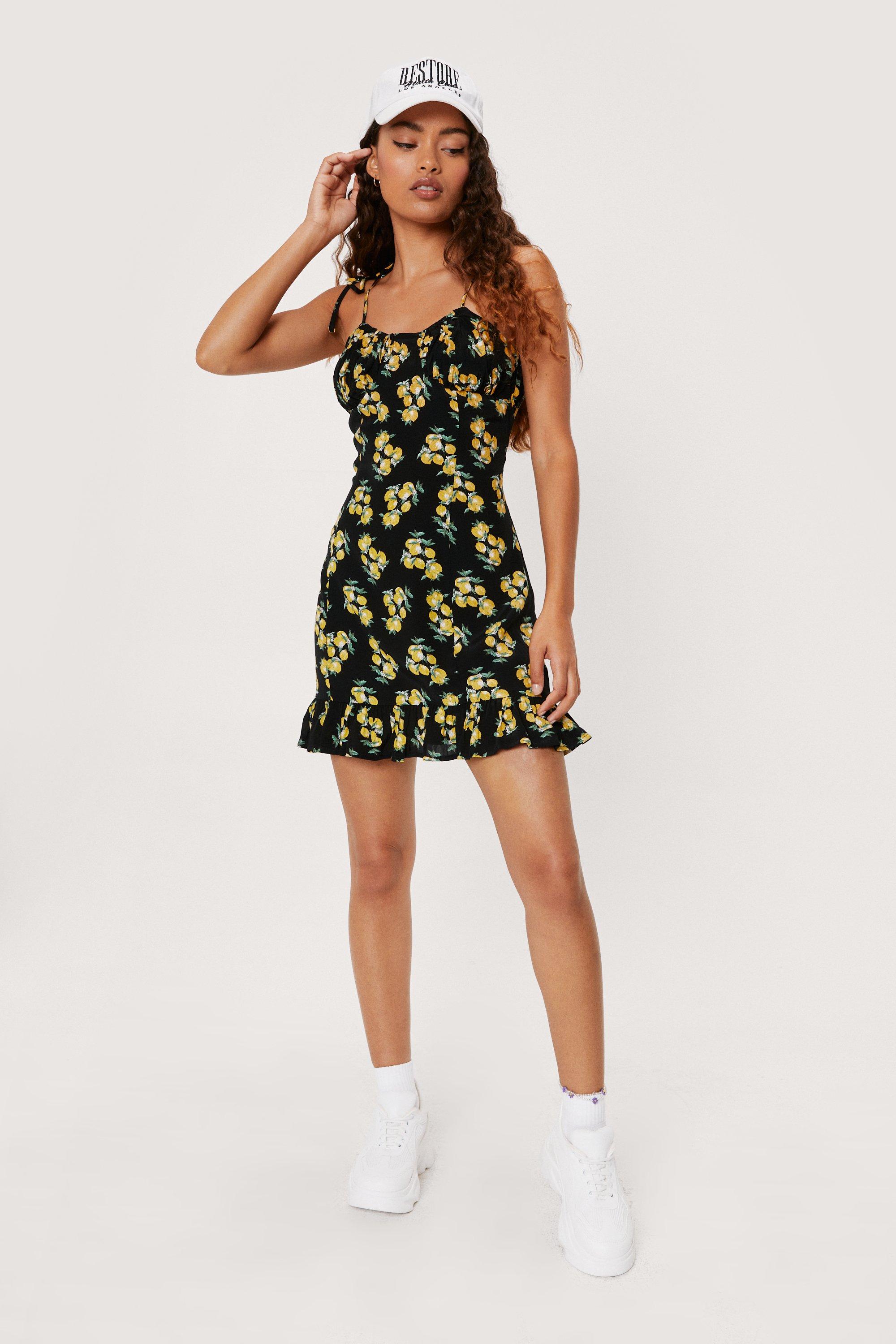 petite lemon dress