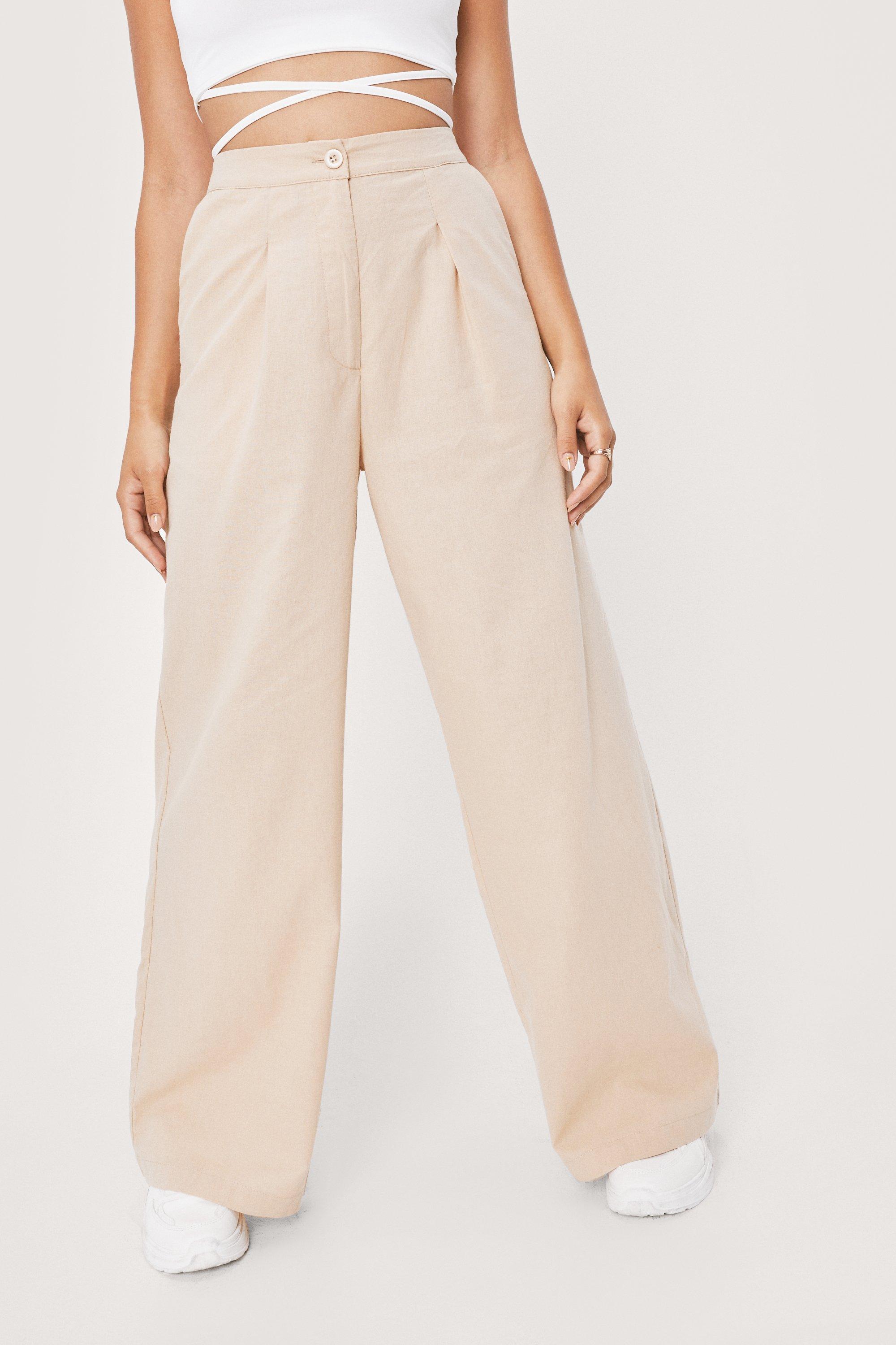 Chanel Vintage Lanester Wide Leg Trousers, $450, Nasty Gal