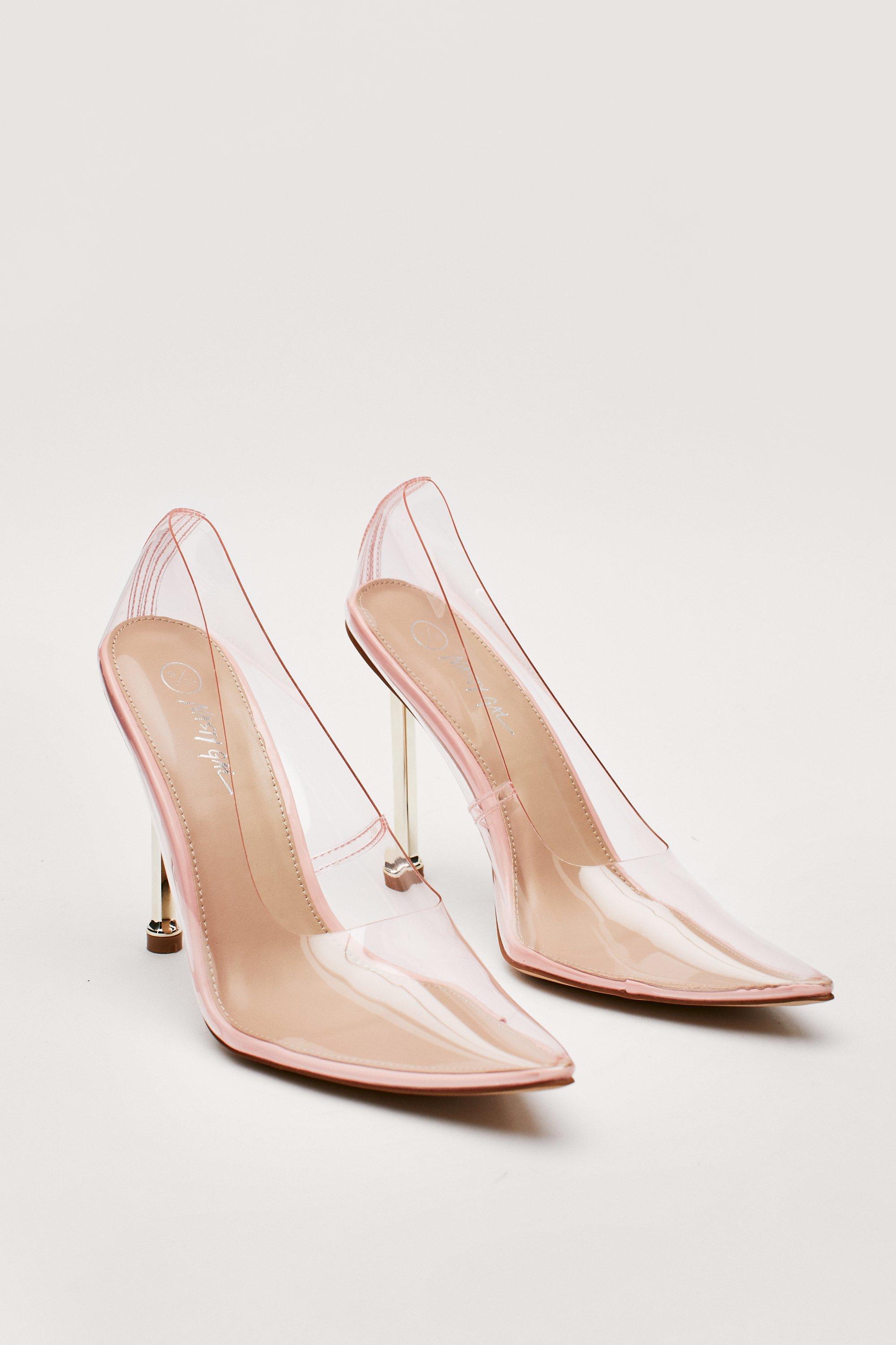 Public desire drank clear hot sale pumps