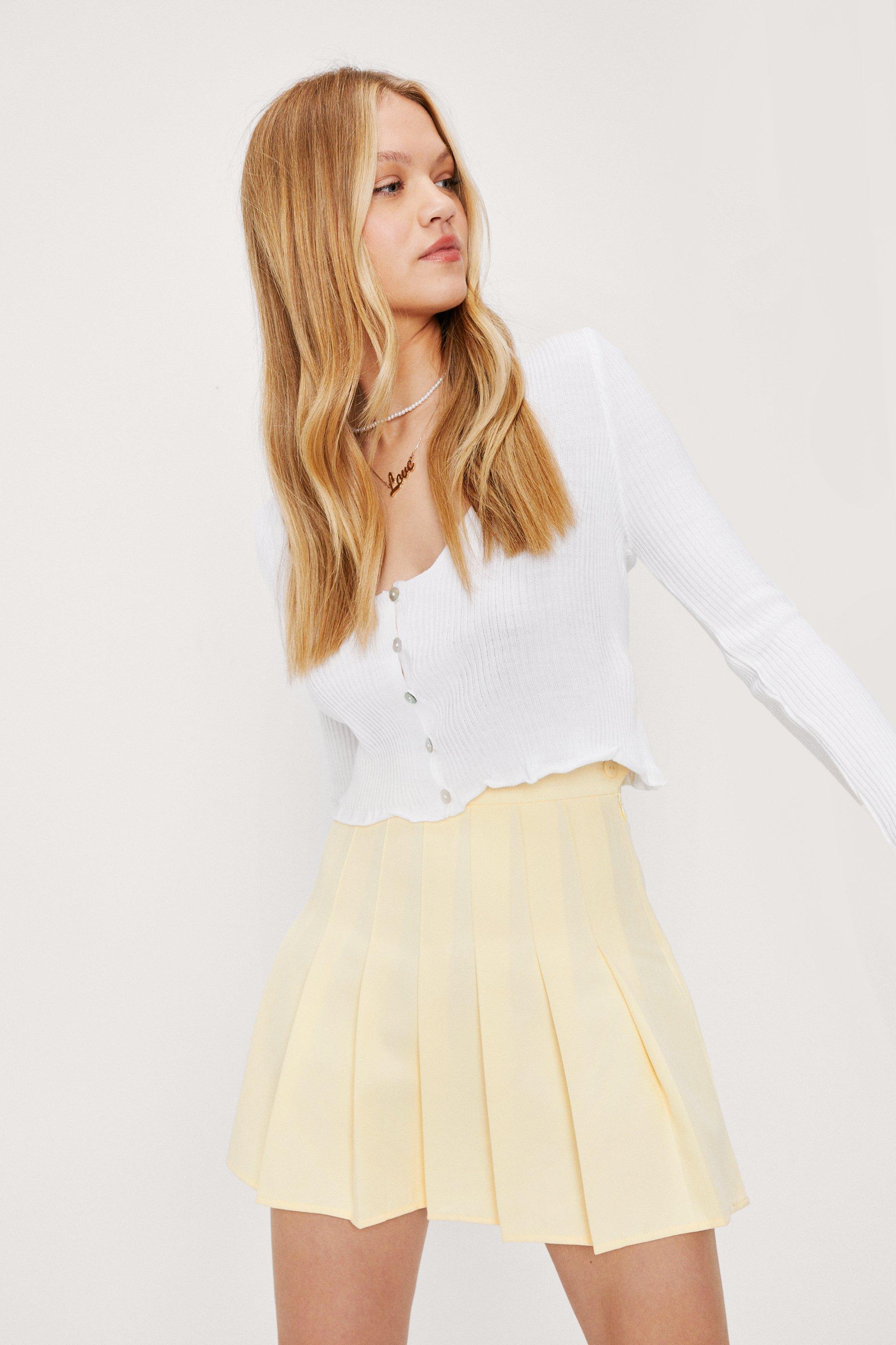 nasty gal tennis skirt