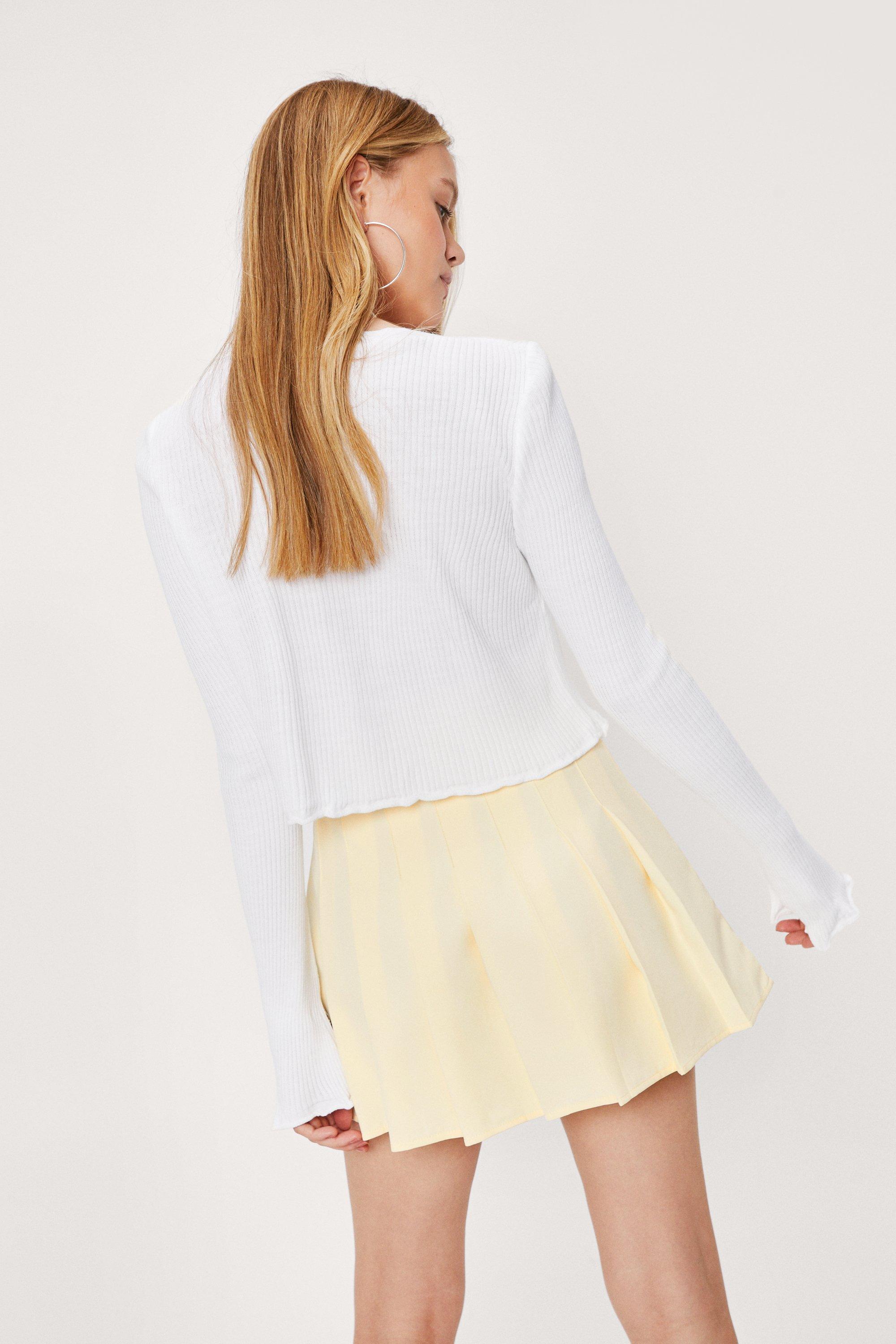 nasty gal tennis skirt