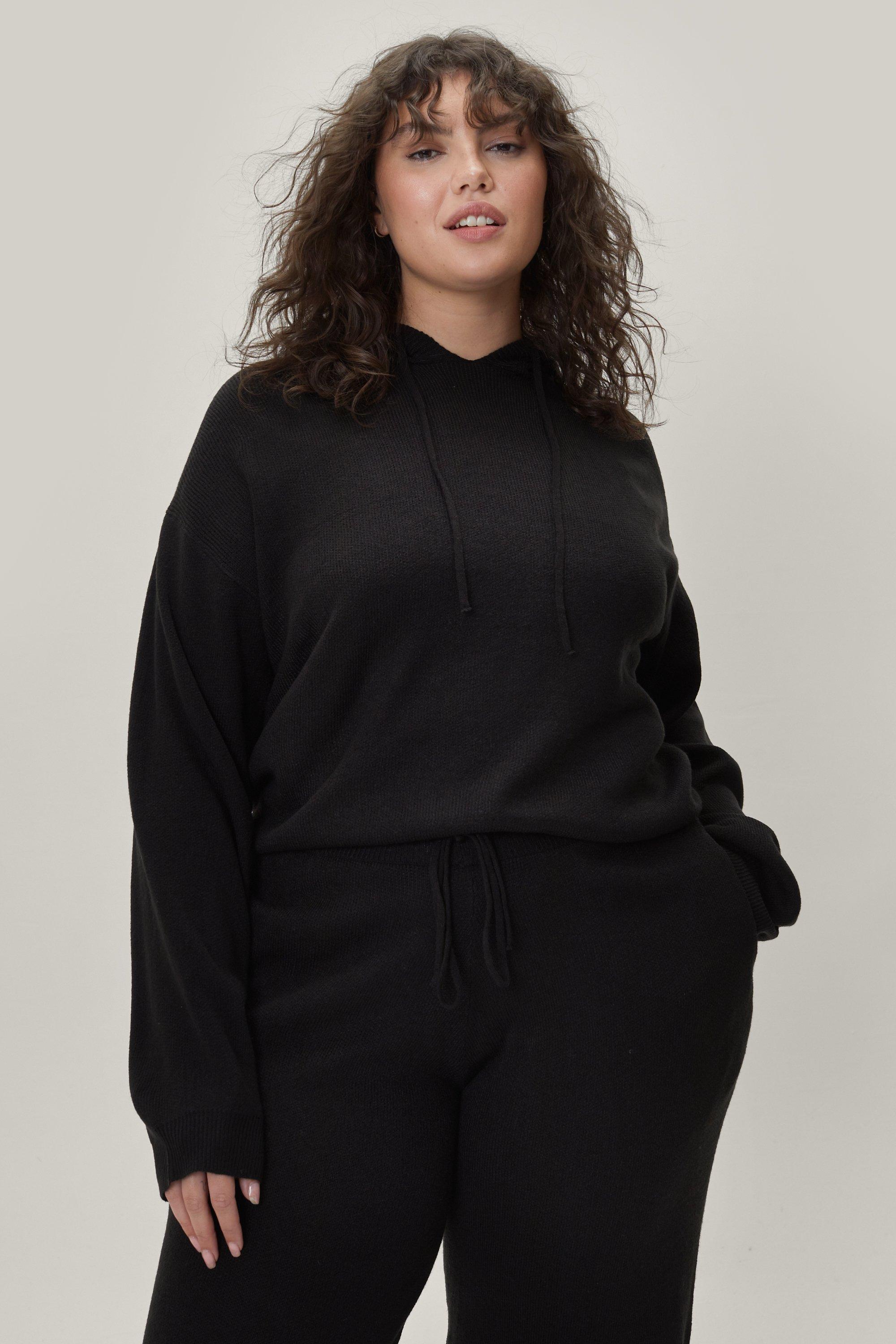 Plus size best sale hoodie set