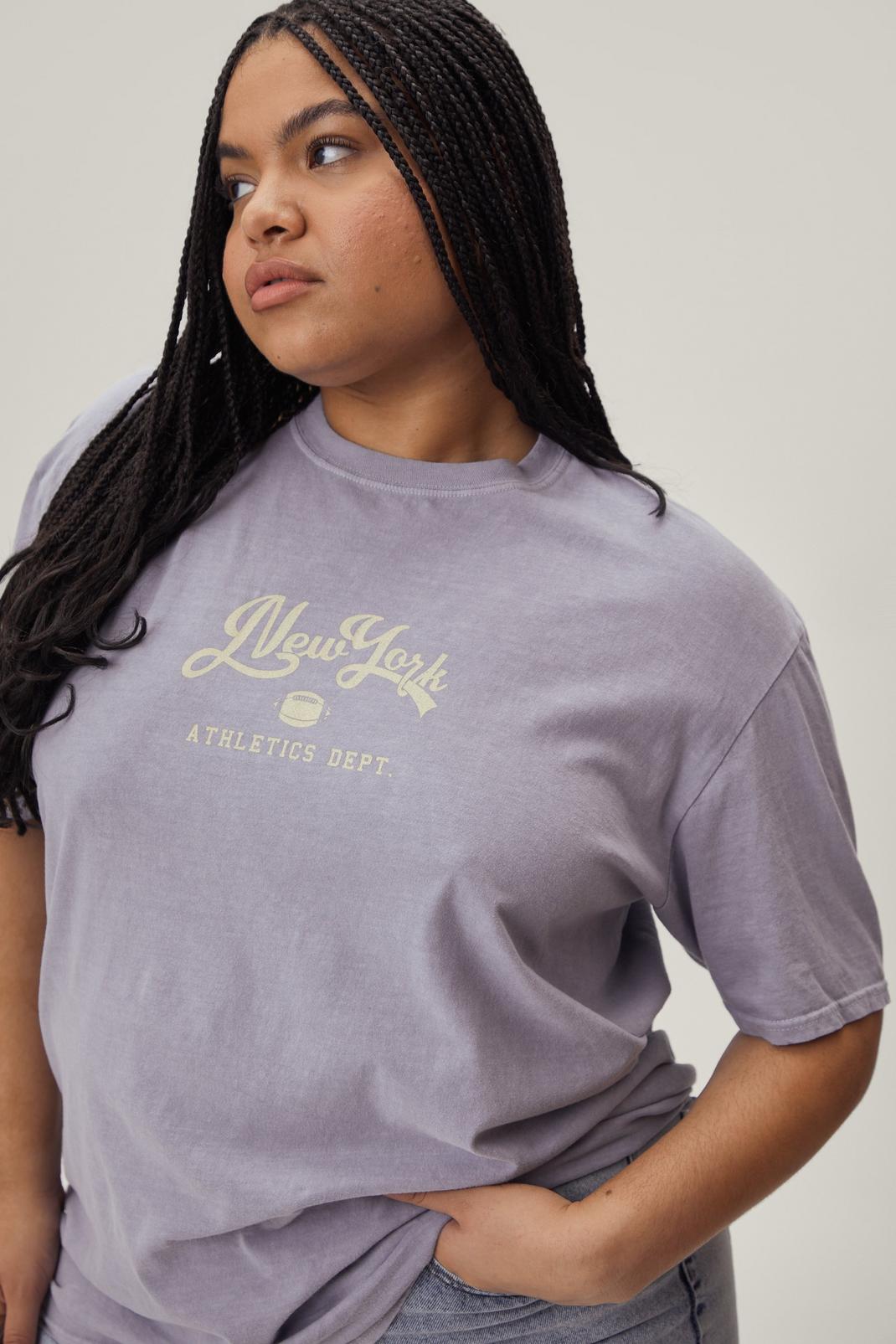 106 Plus Size New York Graphic T-Shirt image number 1
