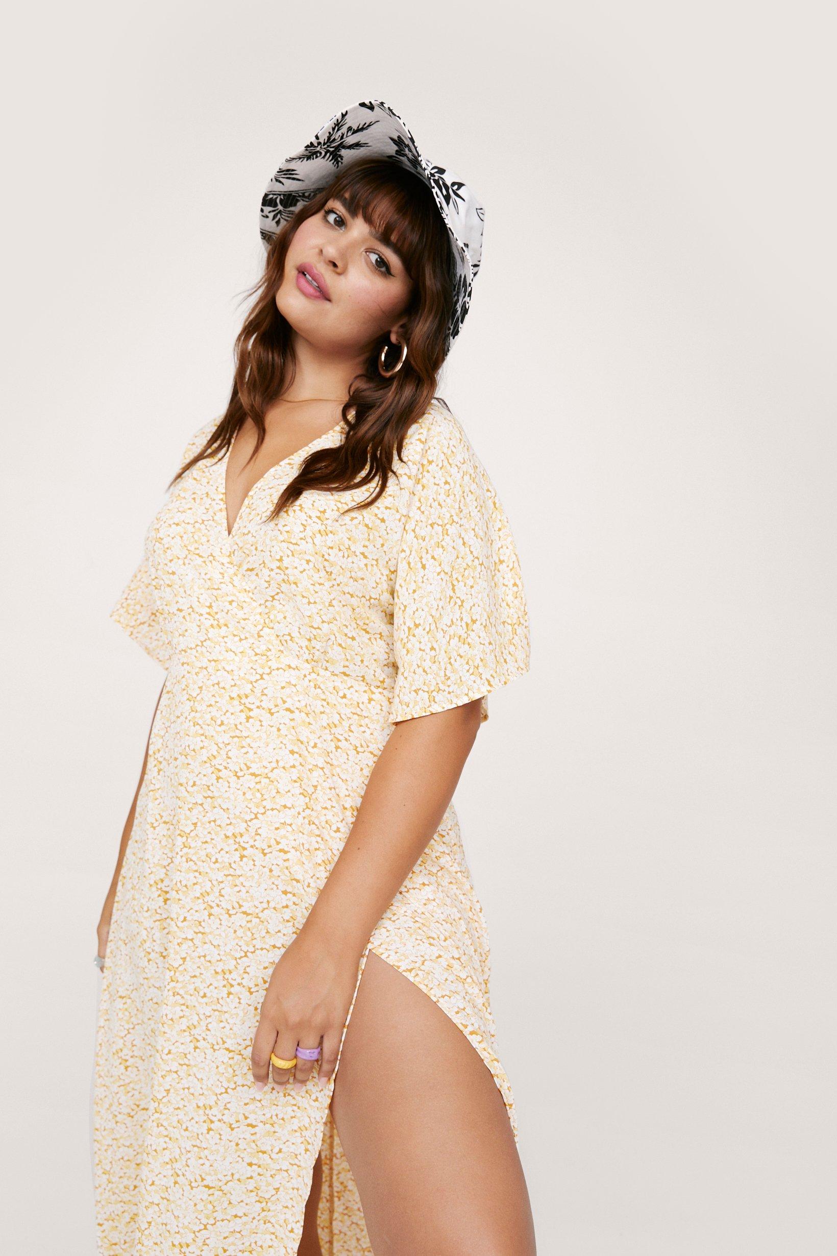 Nasty gal outlet yellow dress