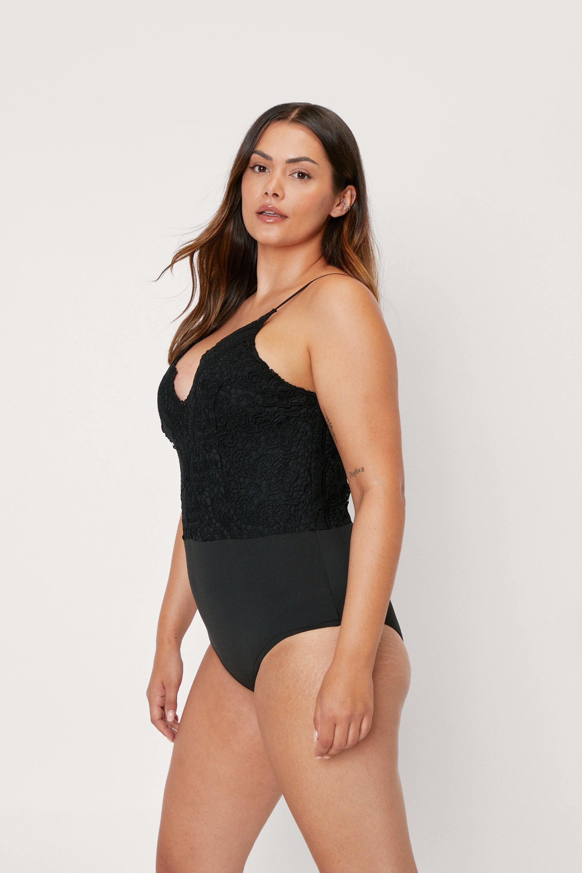 Plus Size Bodysuits, Plus Size Lace Bodysuits