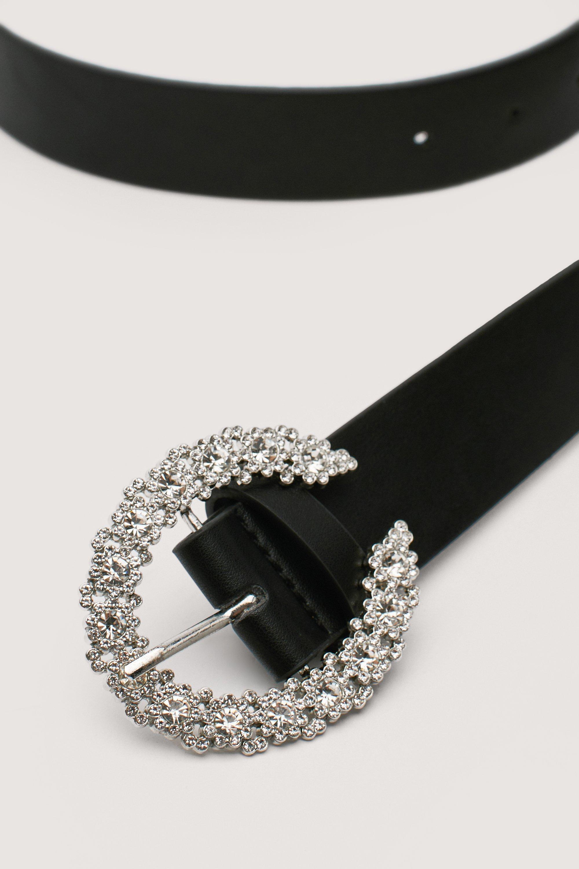 Diamante hotsell buckle belt