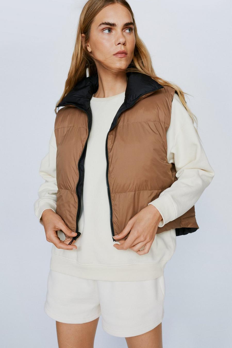 Reversible Padded Contrasting Gilet