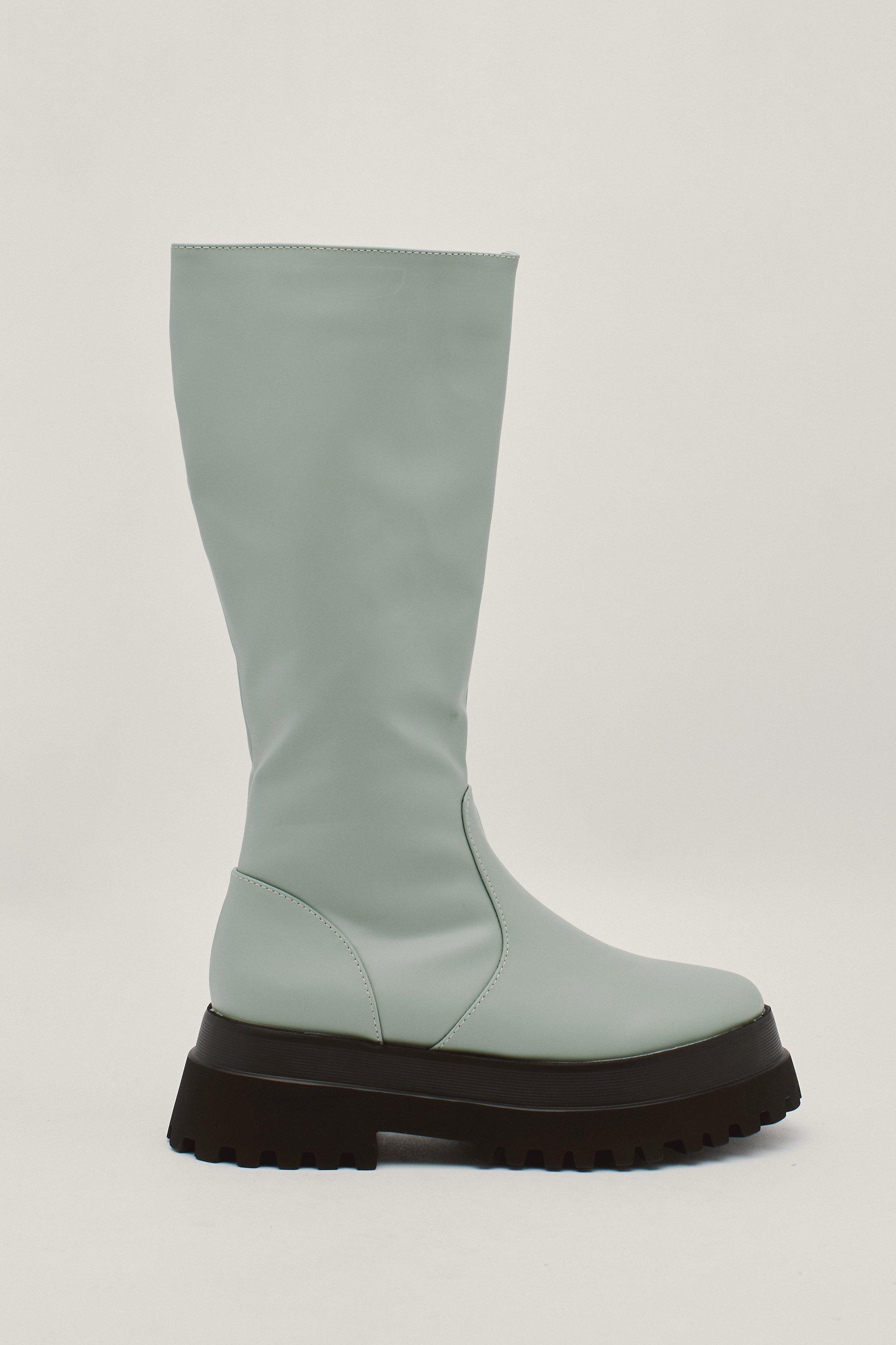 Knee shop high wellingtons