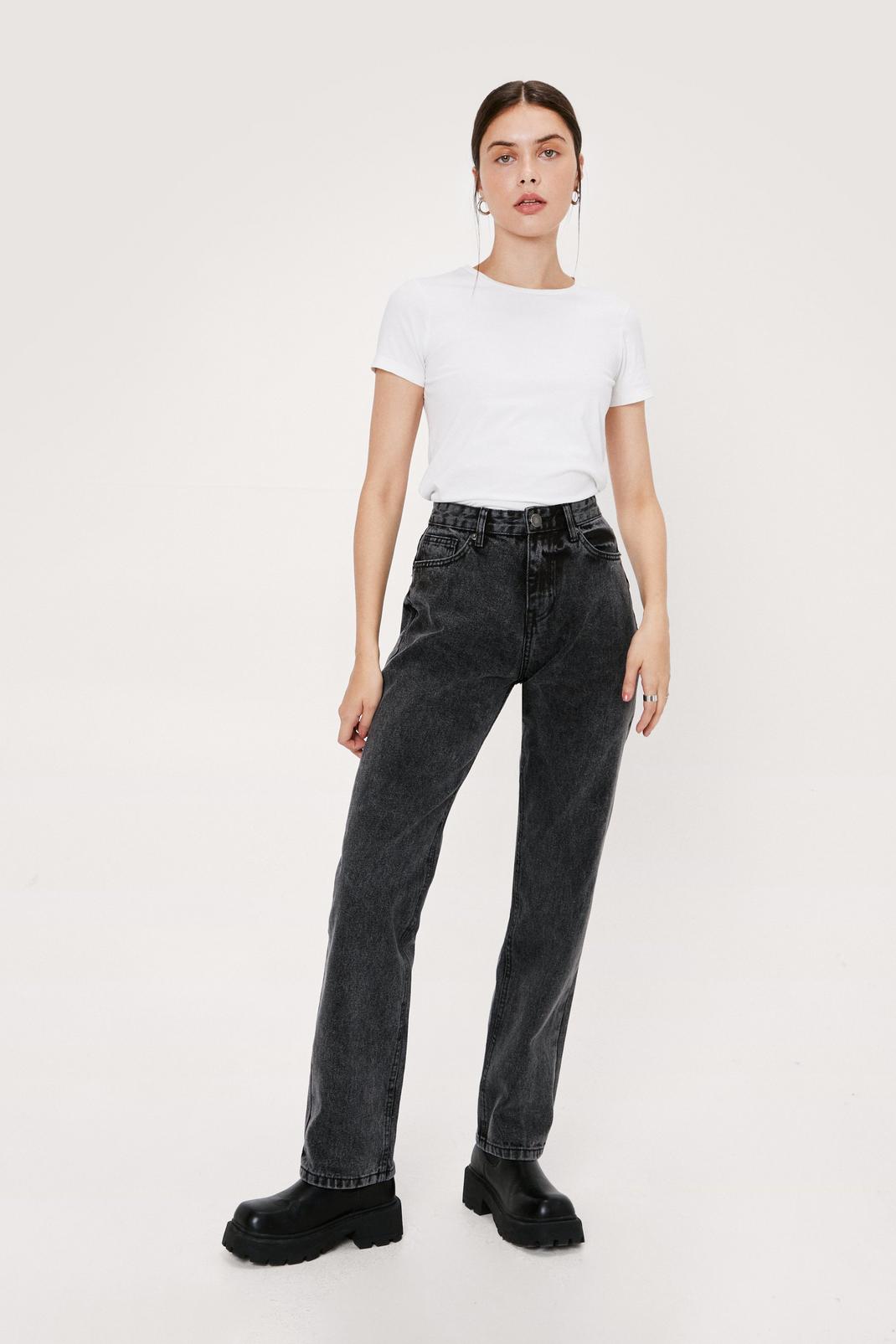 436 Organic High Rise Classic Straight Jeans image number 1