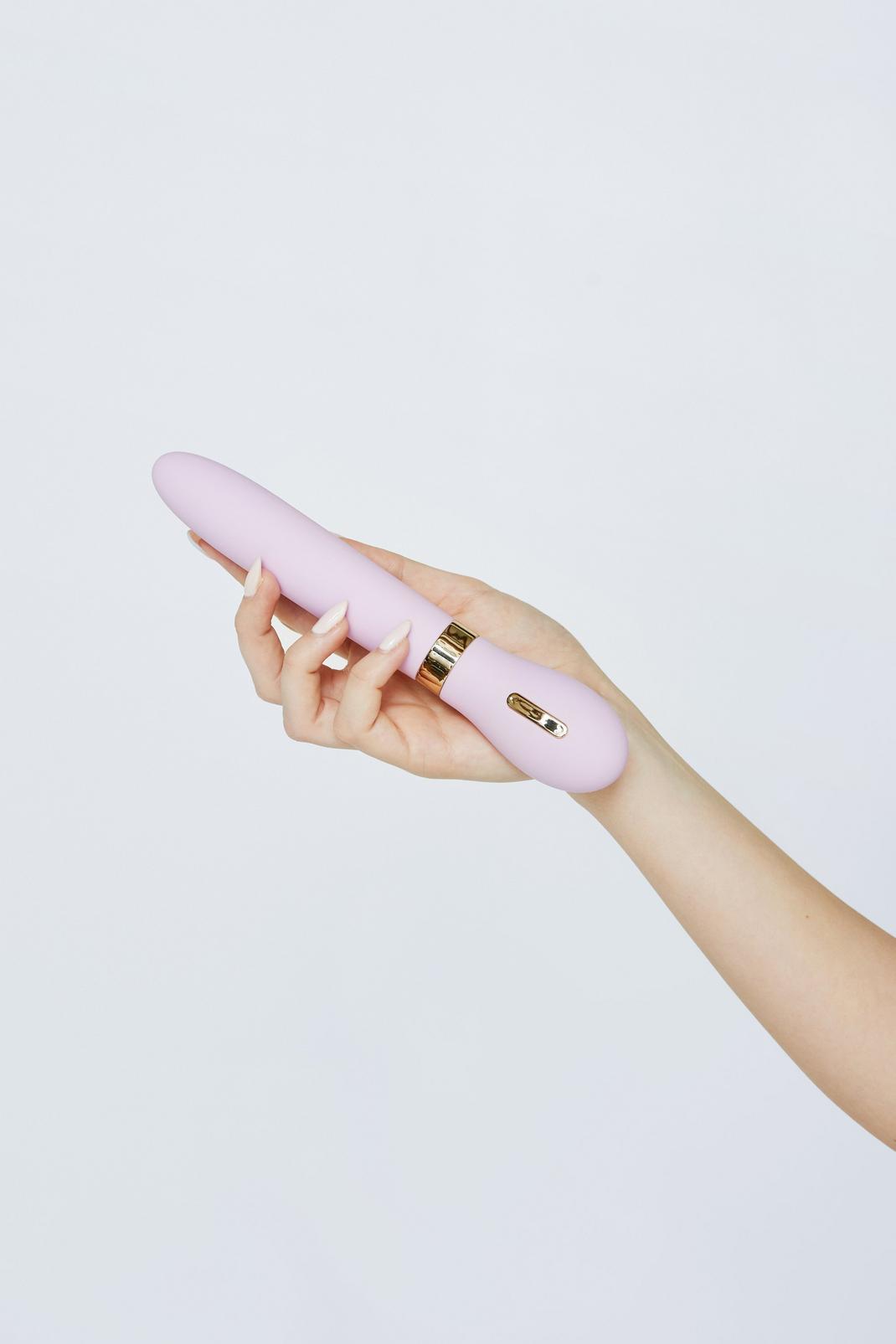 Lilac Silicone Multi Speed Vibrator image number 1