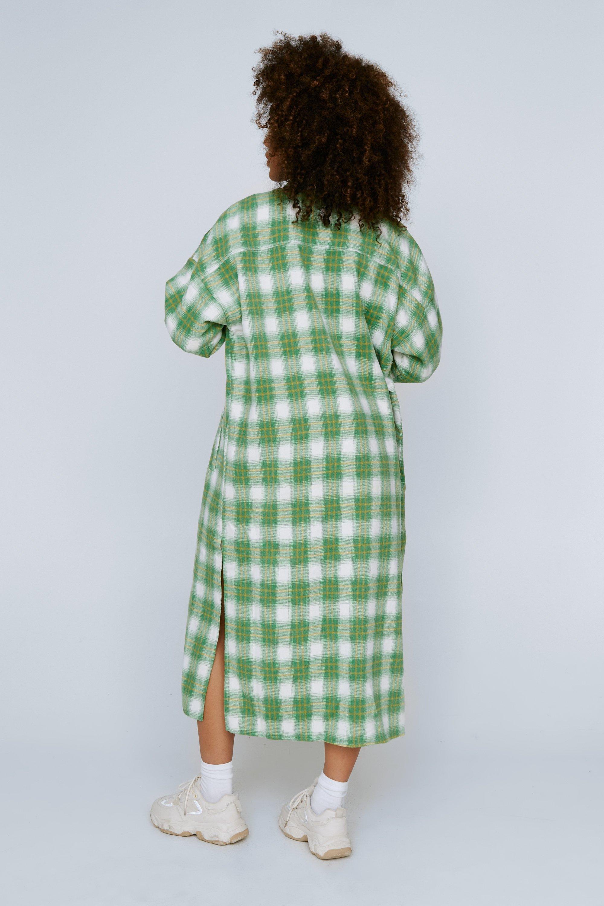 green check shirt jacket