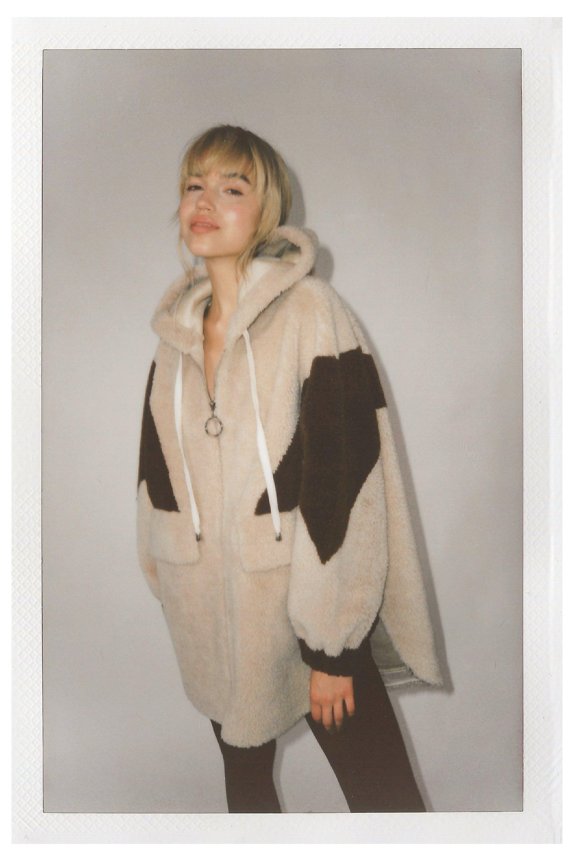 Faux fur hooded online teddy coat