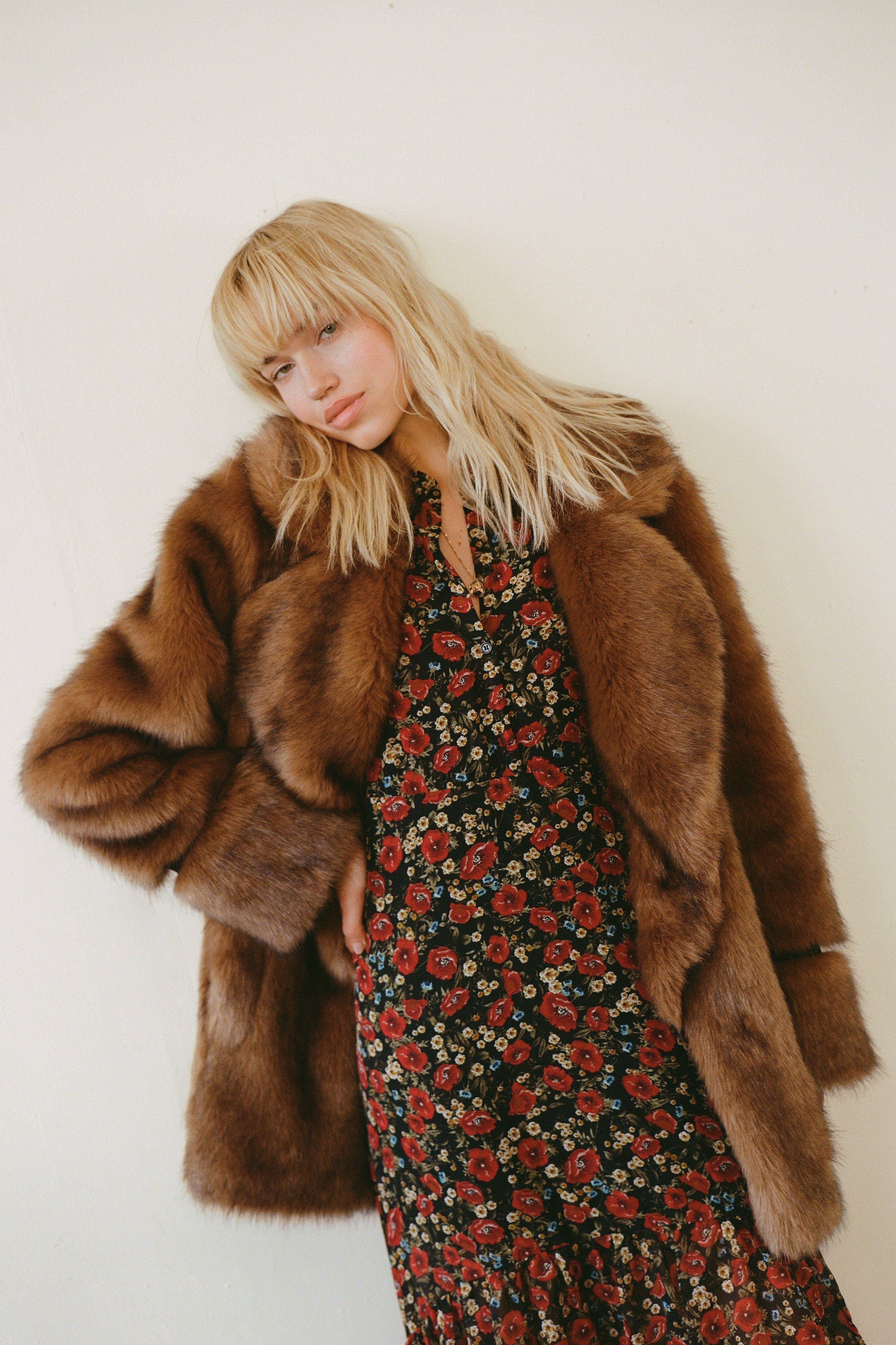 Vintage faux outlet fur