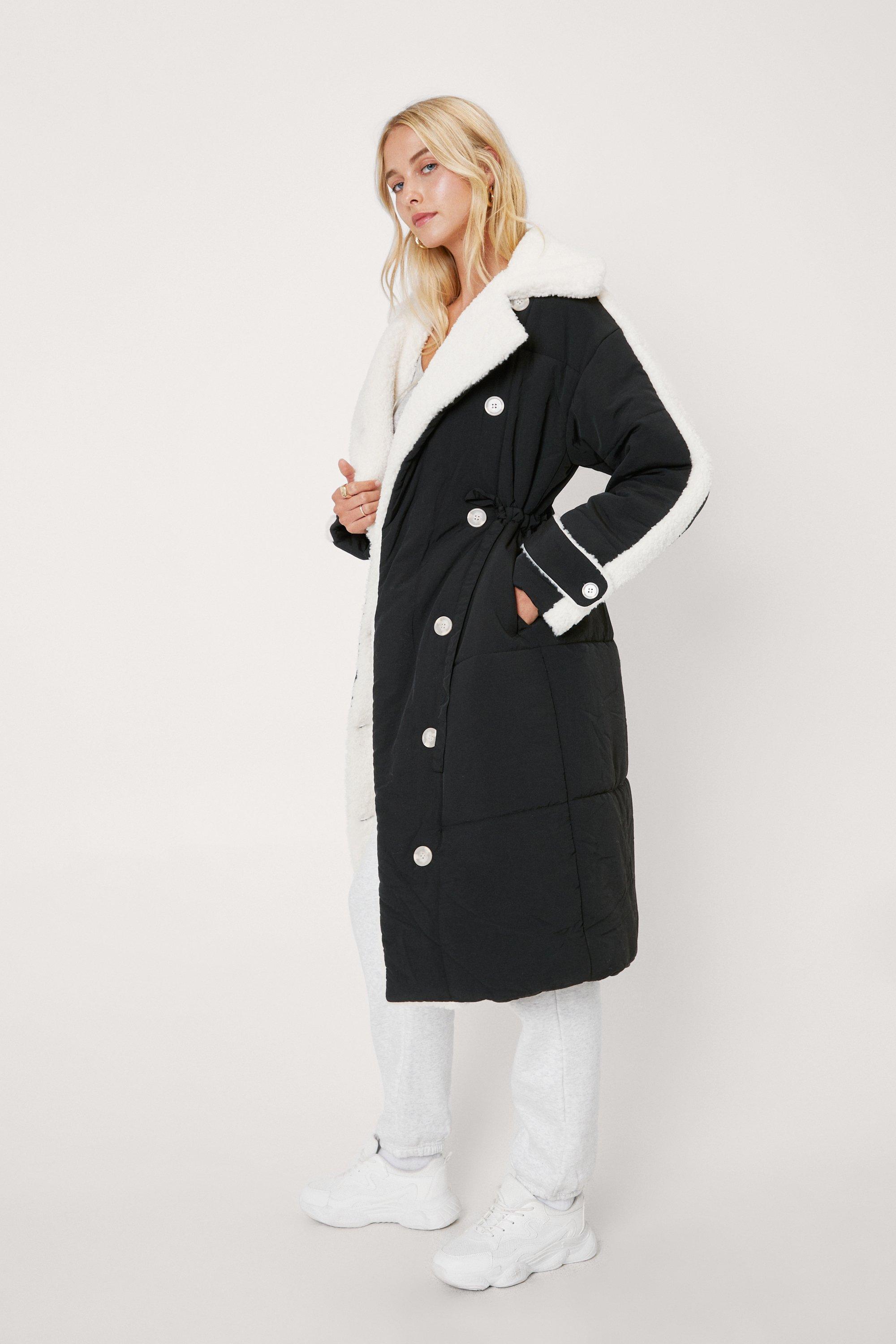 Borg lined hot sale parka womens