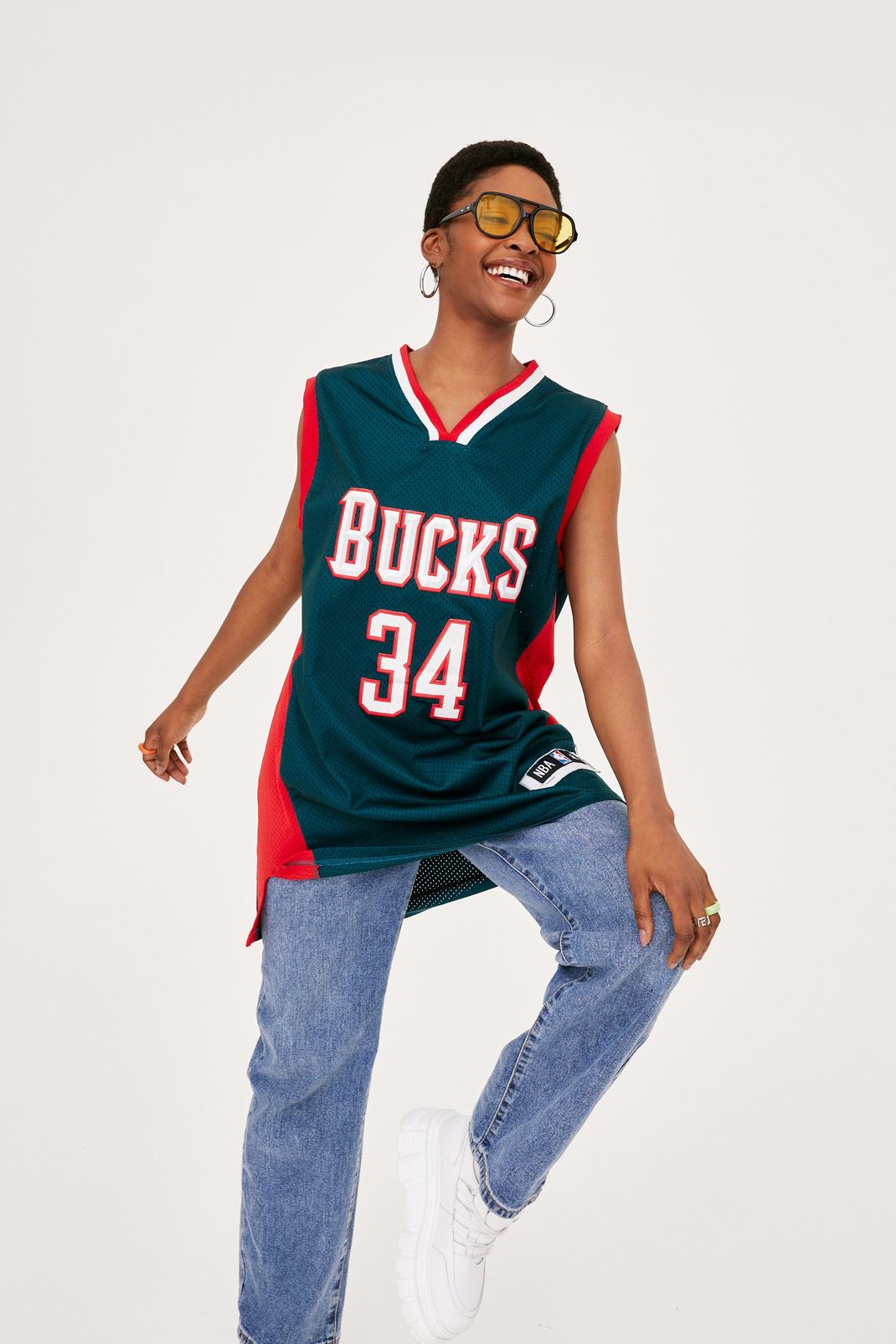 Green Vintage Sleeveless Basketball Jersey Vest image number 1
