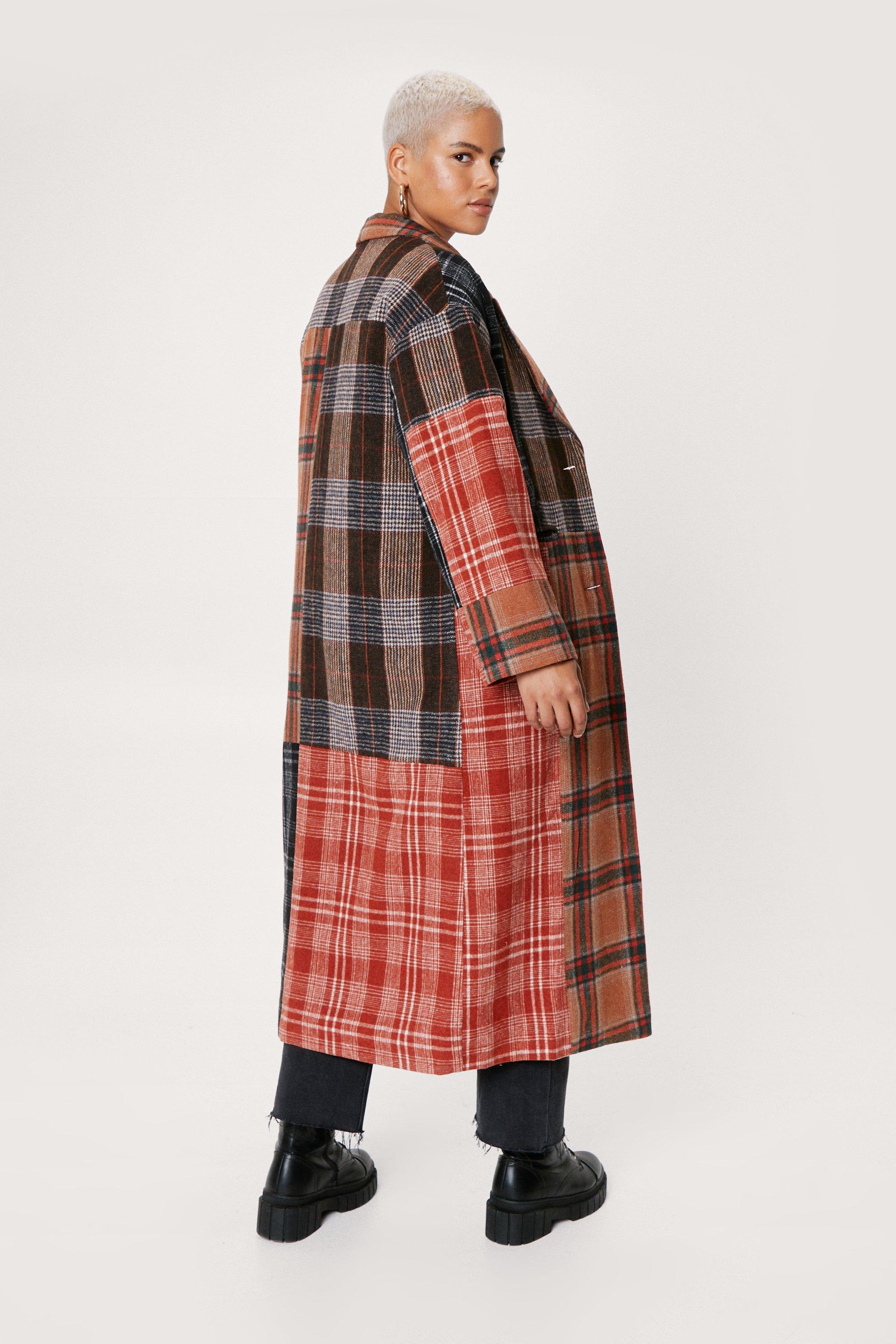 Patchwork 2024 wool coat