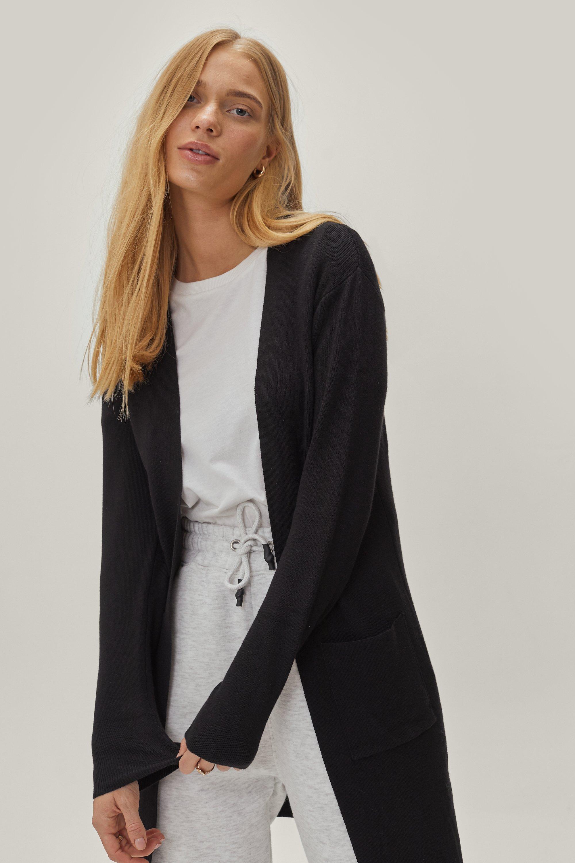 Petite Long Line Cardigan Nasty Gal