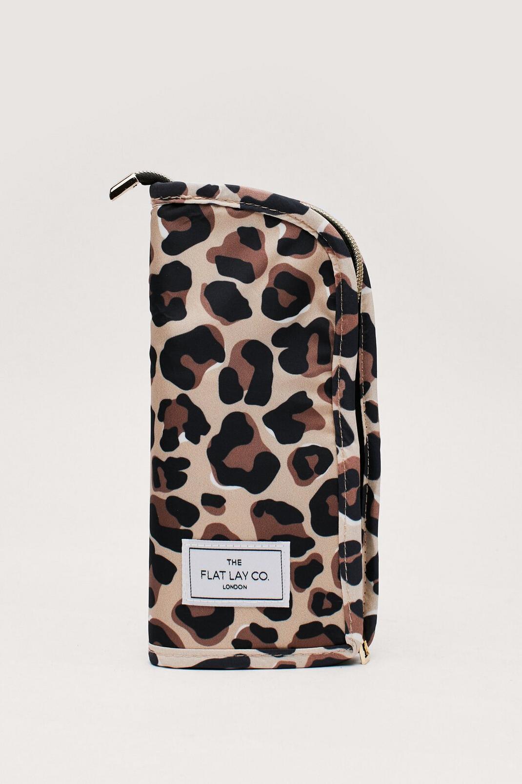 Brown Leopard Standing Brush Case – The Flat Lay Co USA
