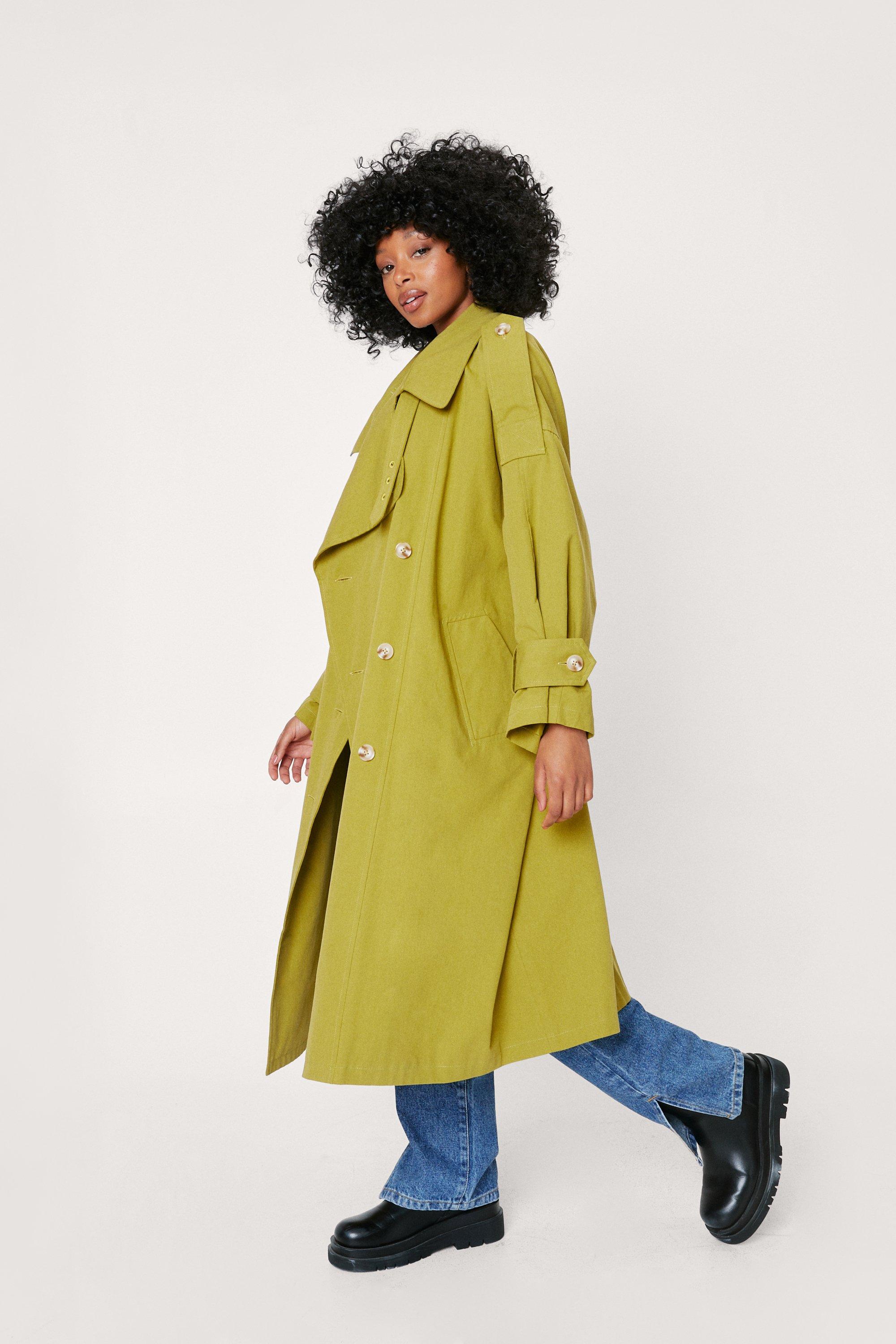 long oversized trench coat