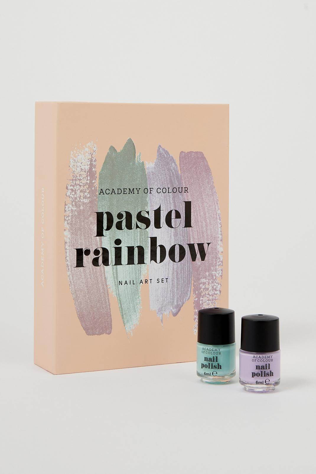 White Academy Of Color Pastel Nail Art Set image number 1