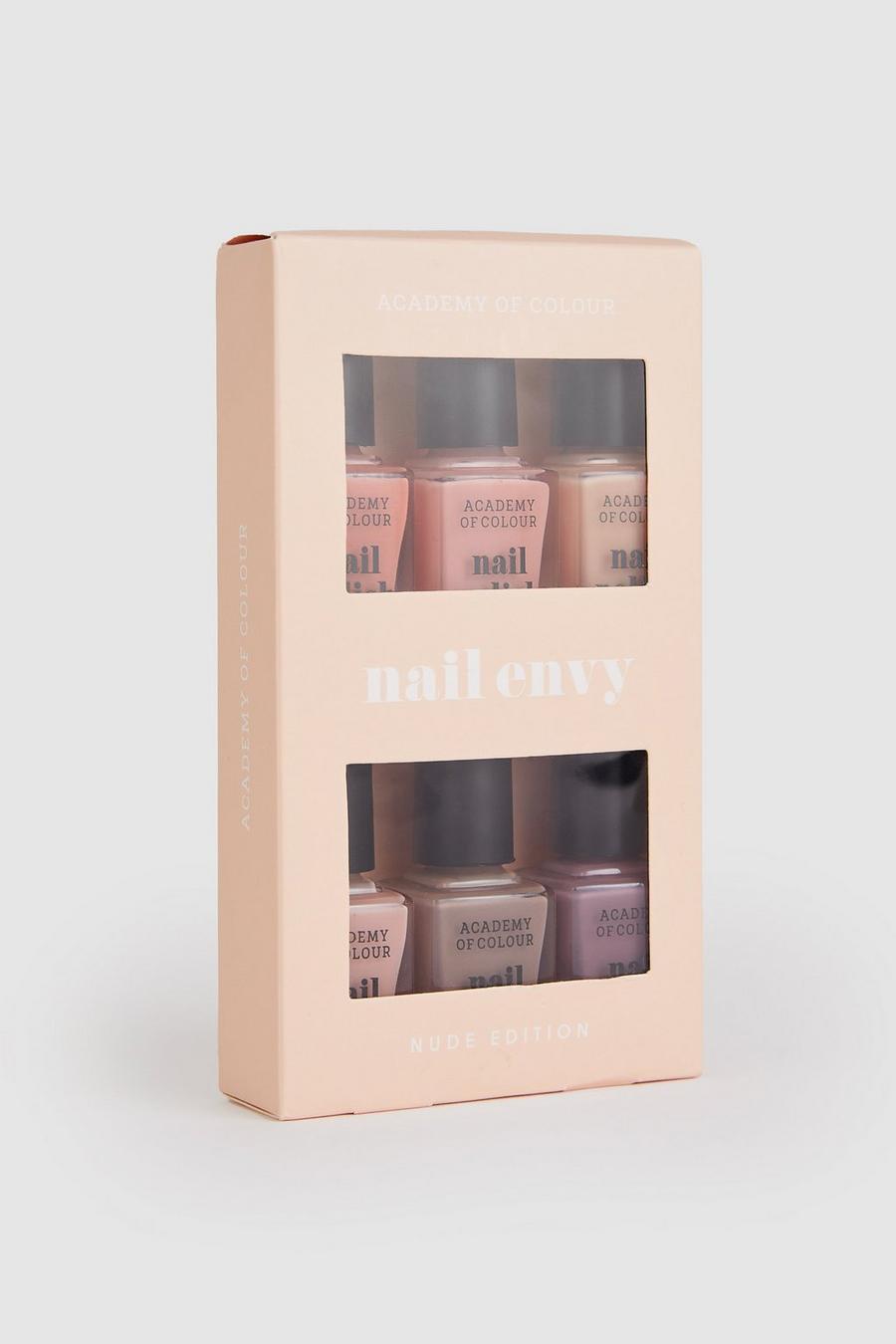 Academy of Color Nude Nail Polish Stack