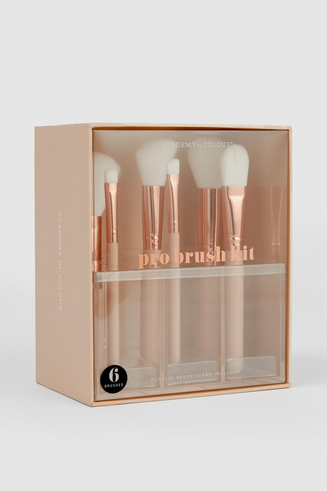 Pink Academy Of Colour Brush Set With Storage Box image number 1