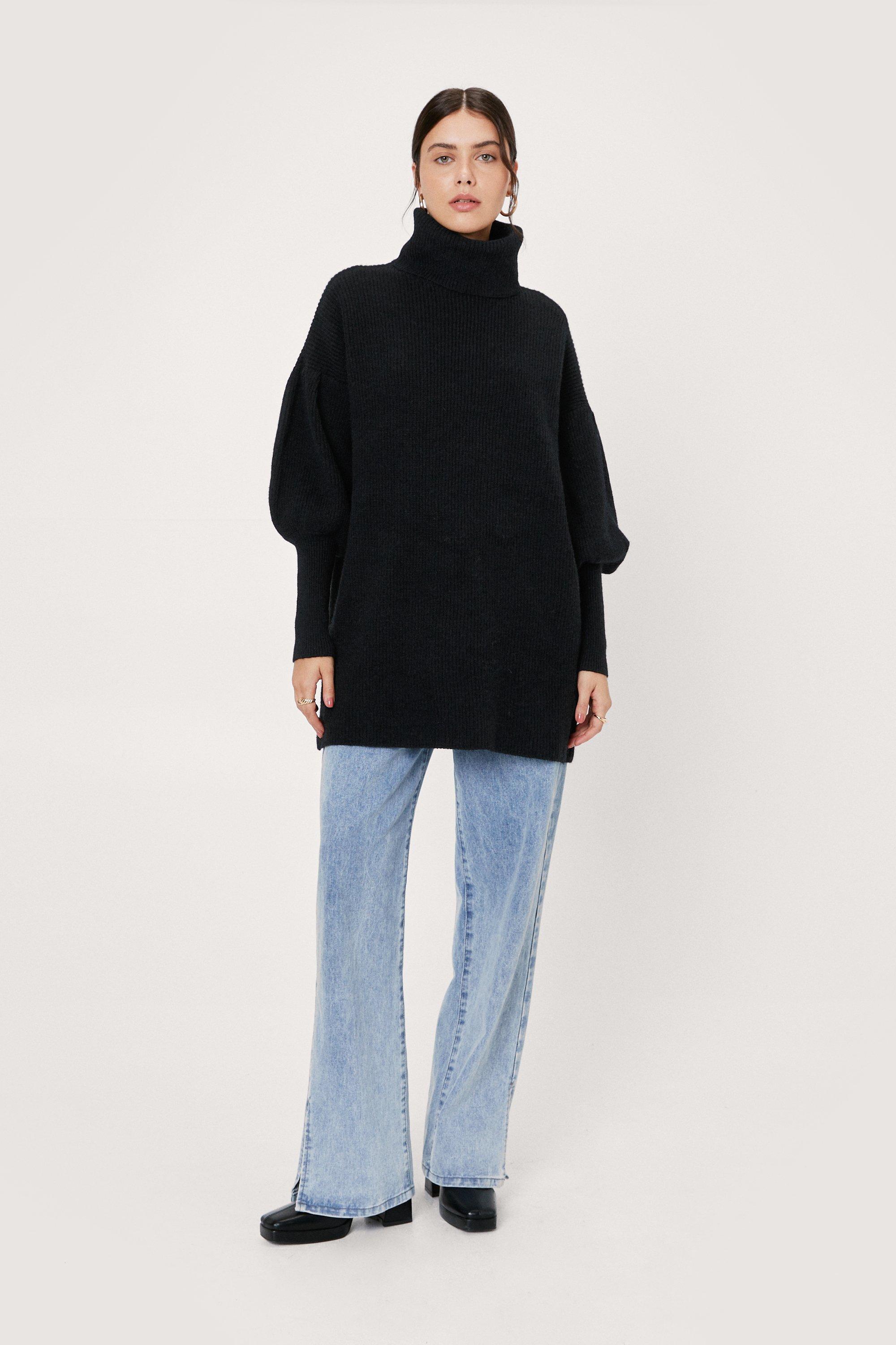 Roll neck 2025 longline jumper