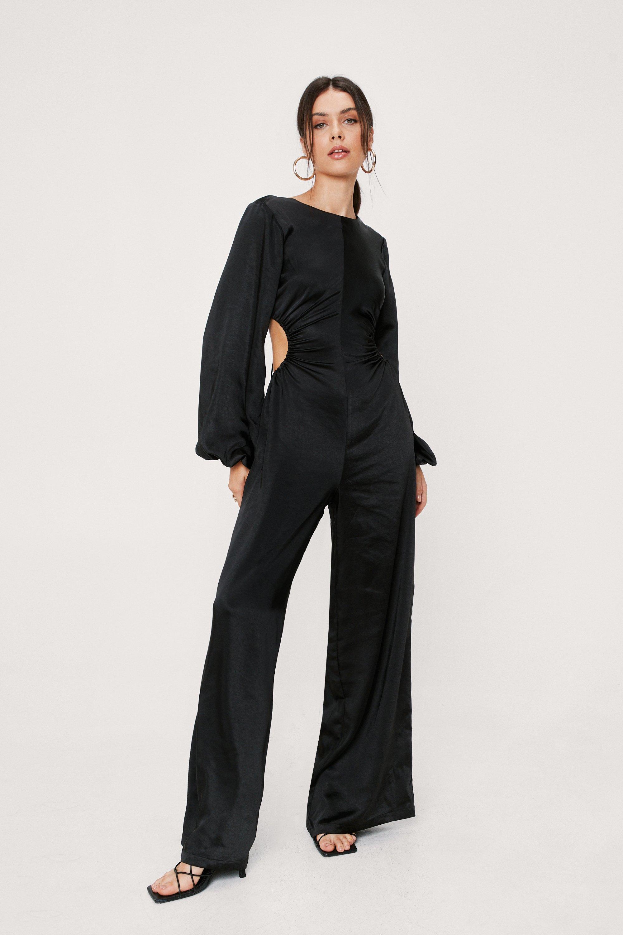 Nasty gal best sale black jumpsuit