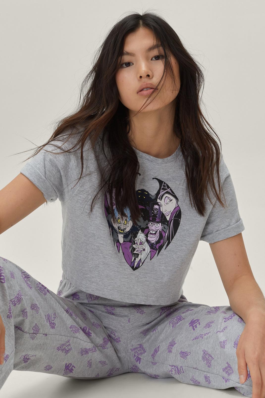 Pyjama t-shirt & pantalon assorti à impressions Disney, Grey image number 1