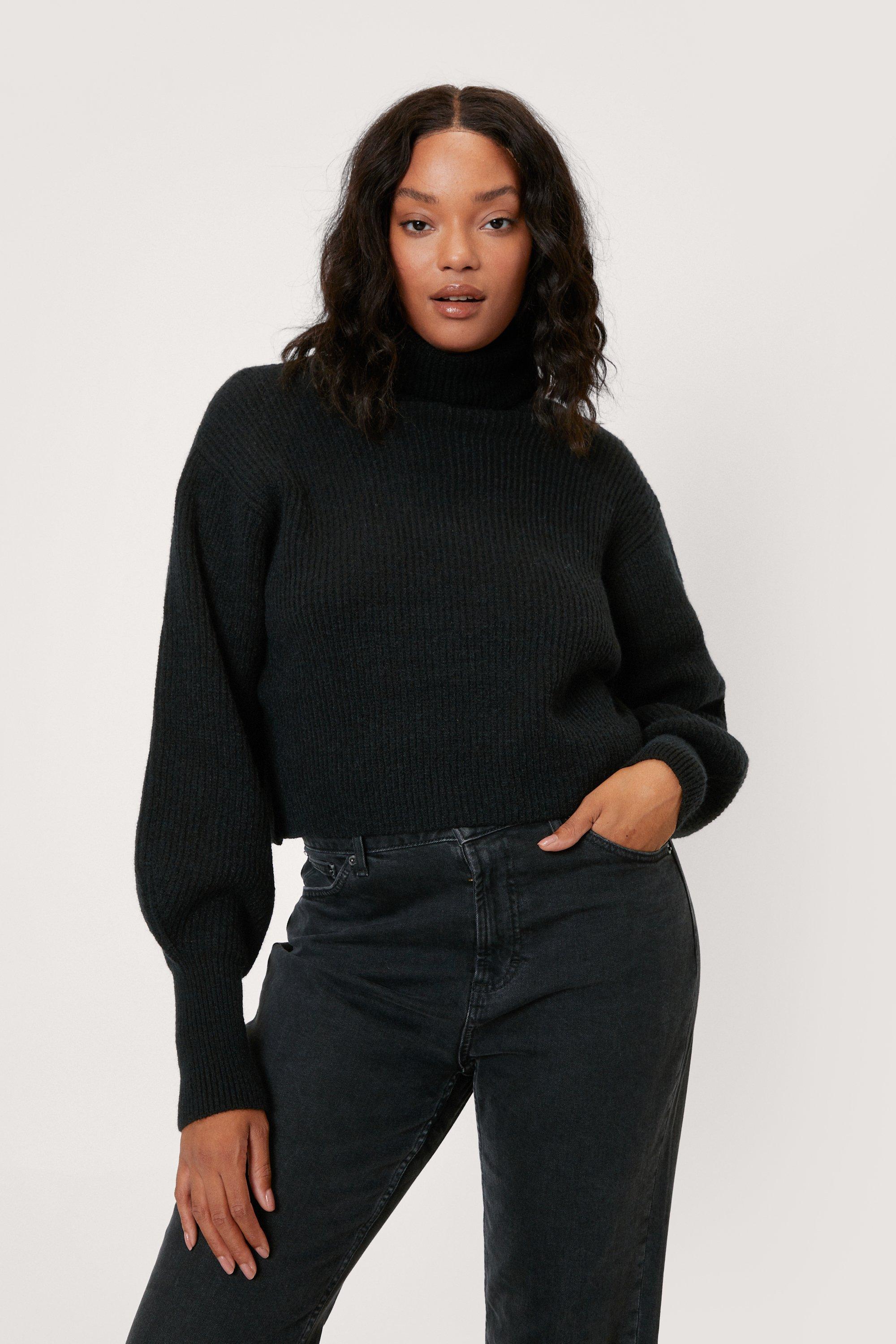 Roll neck clearance jumper plus size