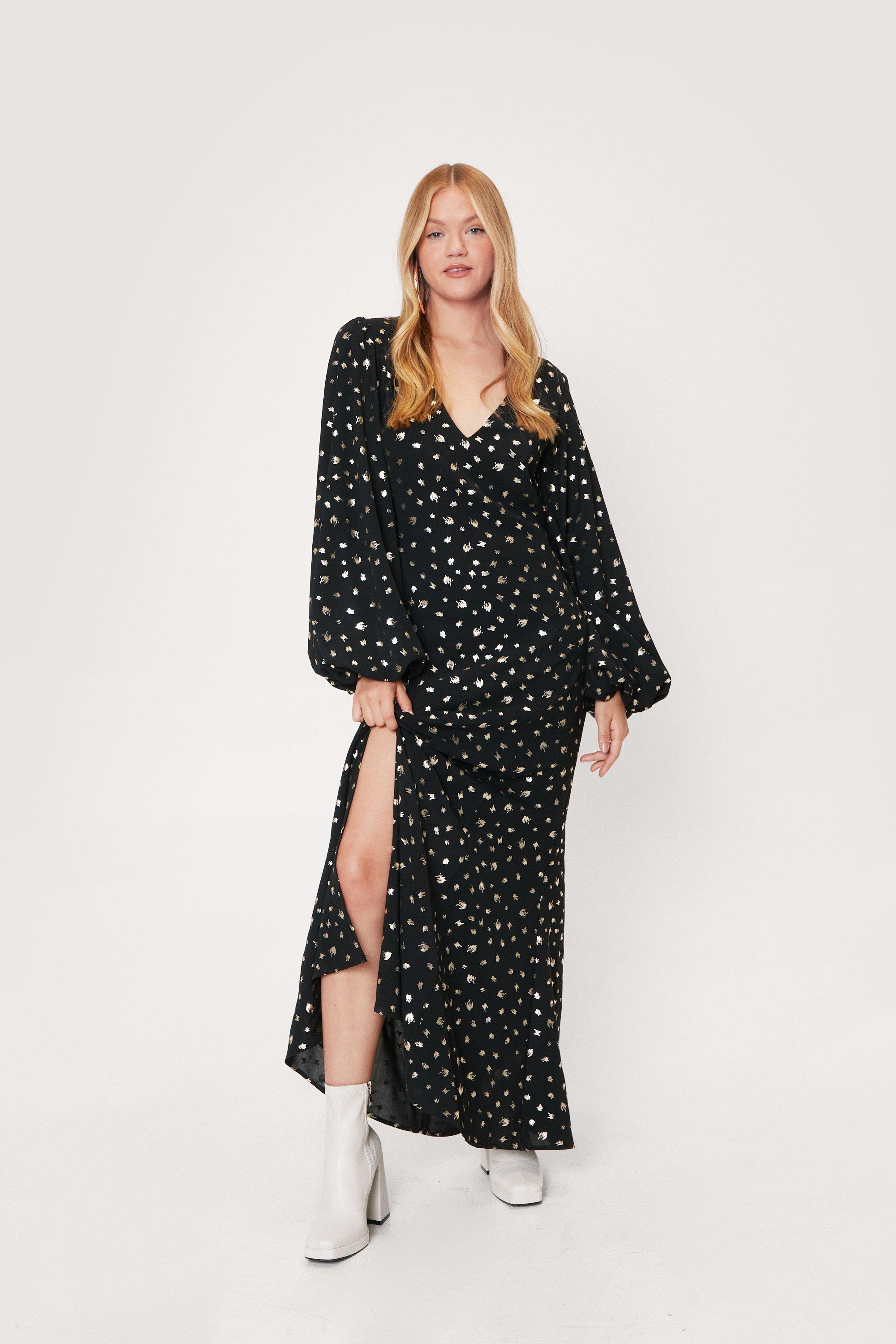 nasty gal spotty dress