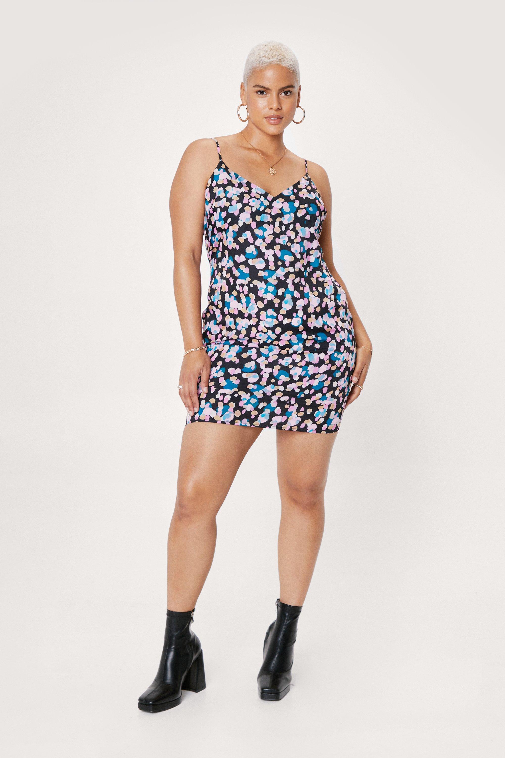 spot slip dress