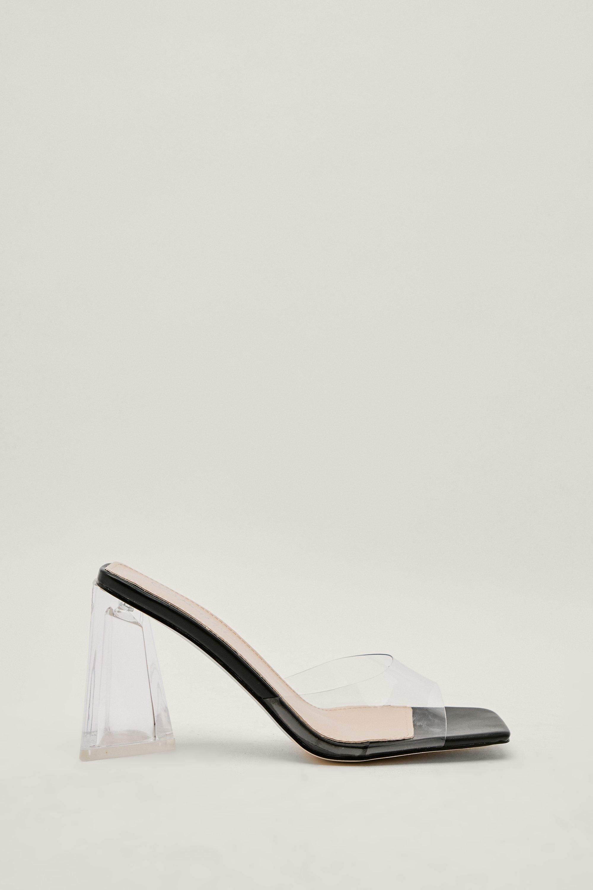 Nasty gal clear shoes hot sale