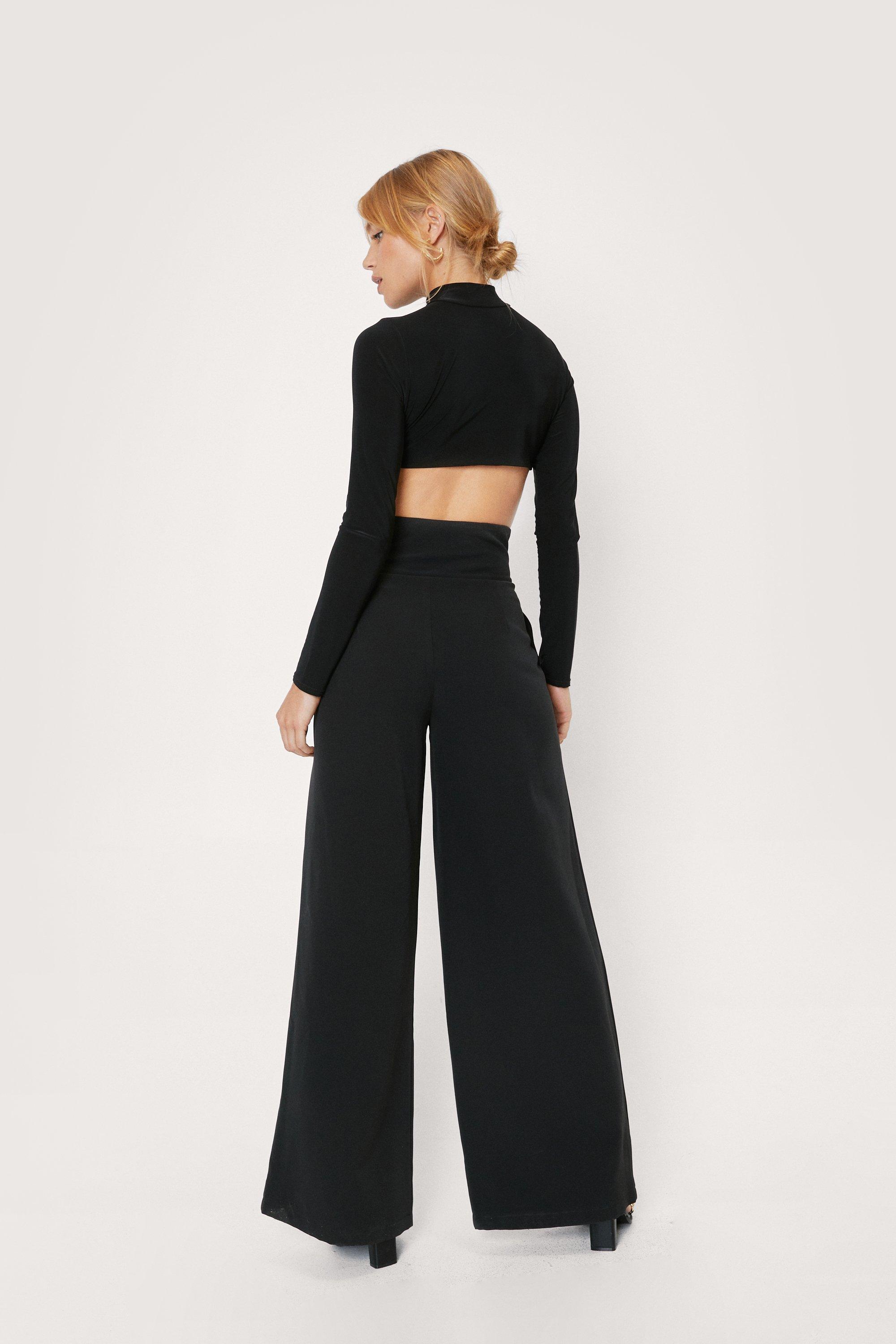 wide leg pants on petites