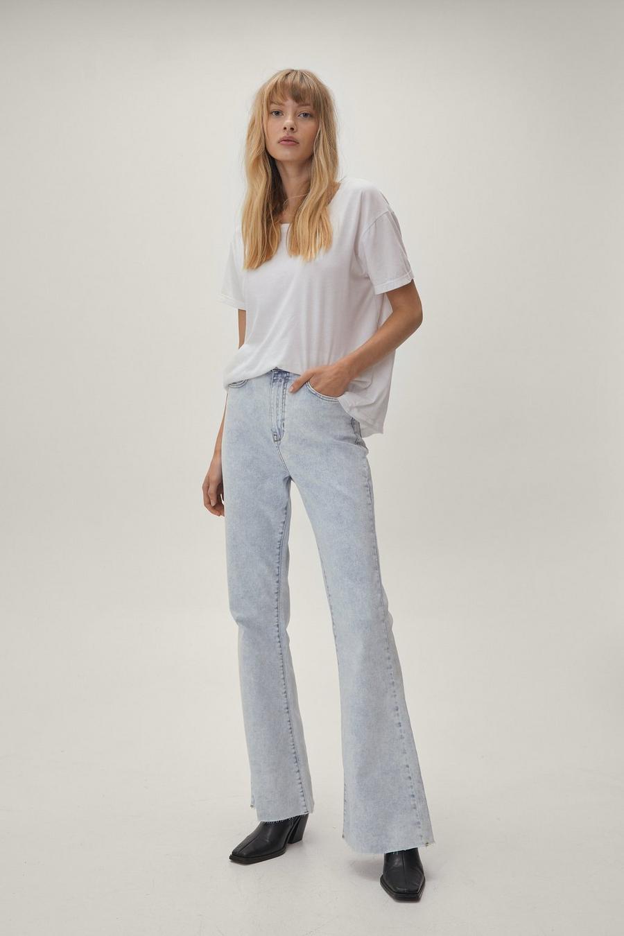 Recycled Fit and Flare High Waisted Jeans