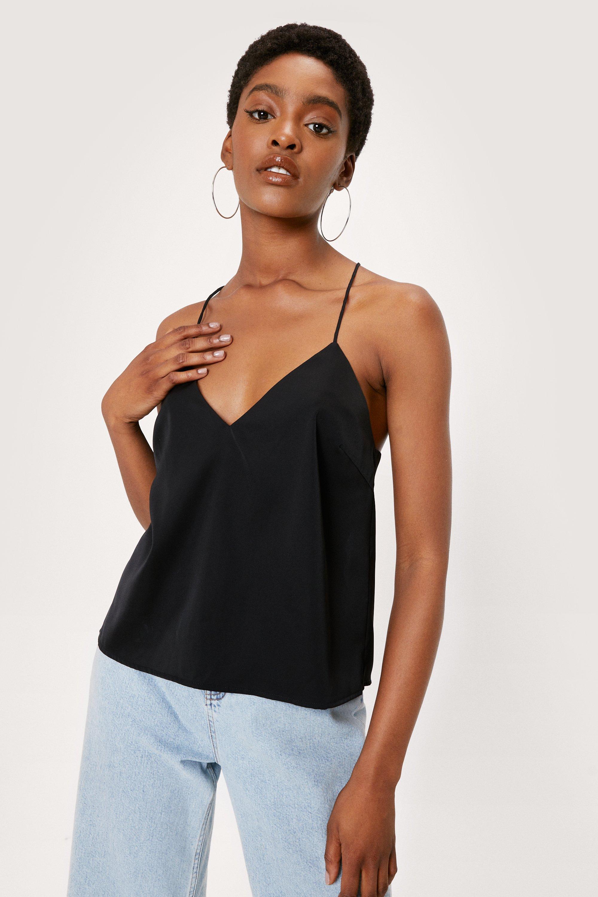 Low Back Cami - Black – HIGHS AND LOWS