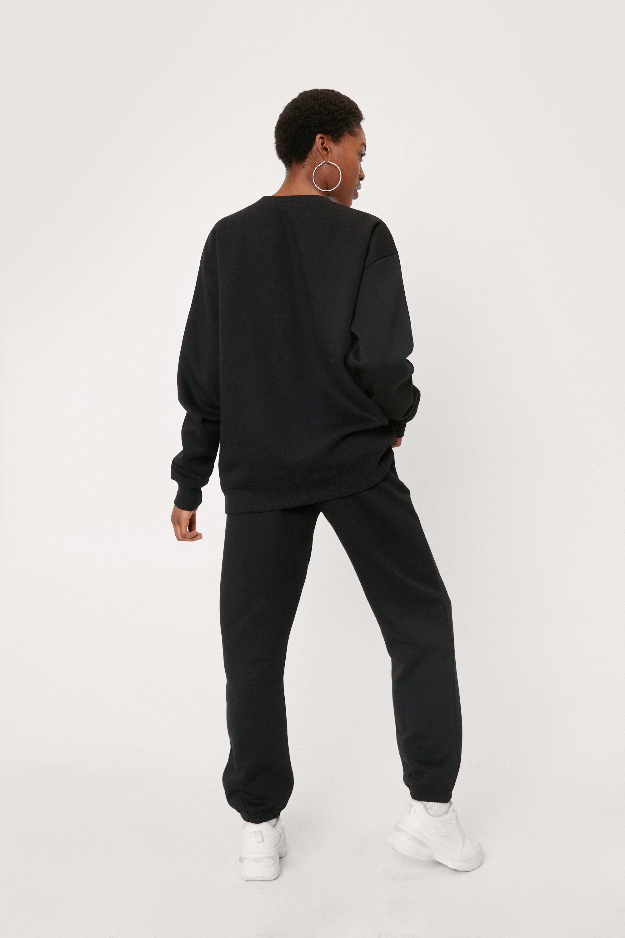 Core Oversized Sweatpants - Black