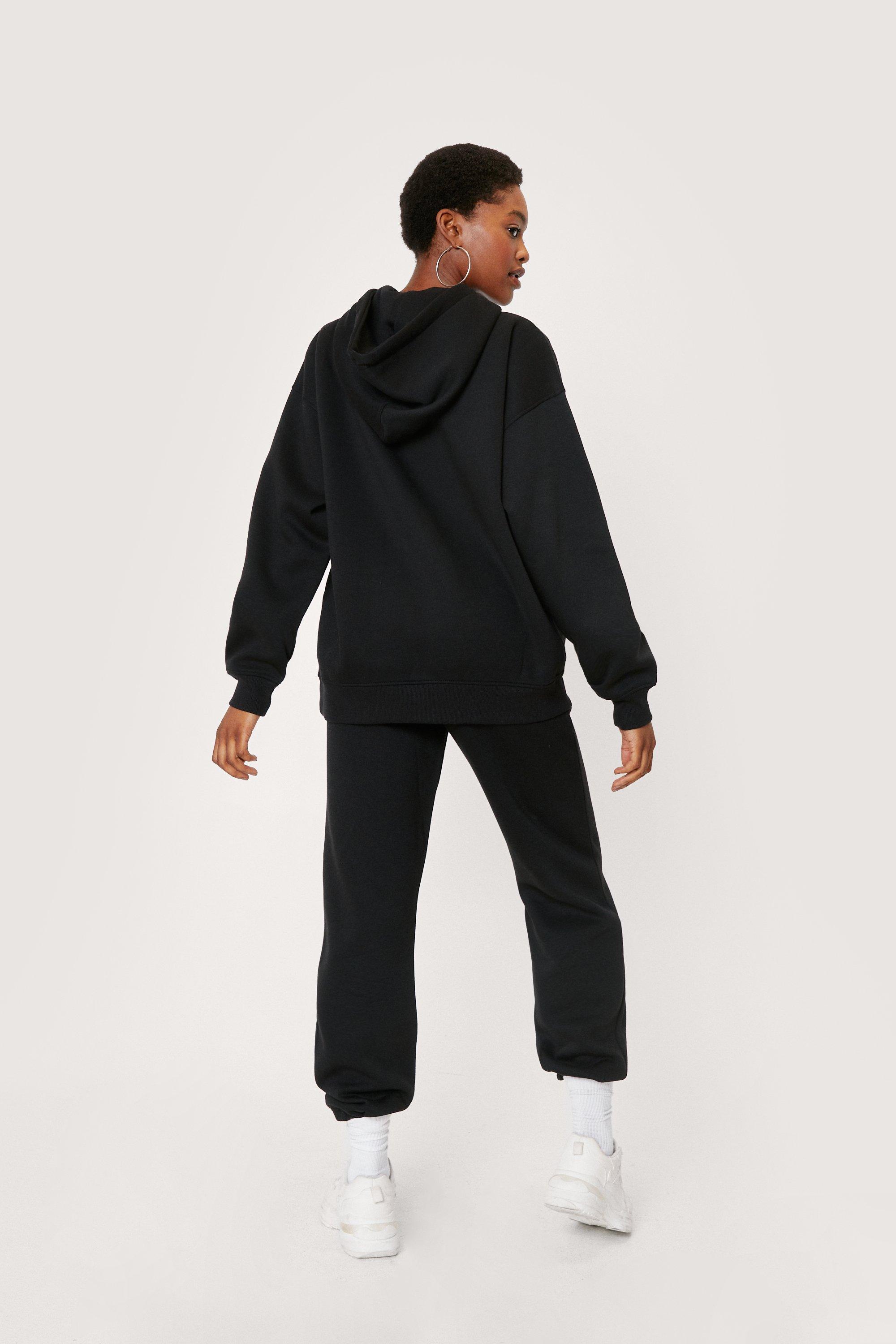 Weekday oversized hoodie in black