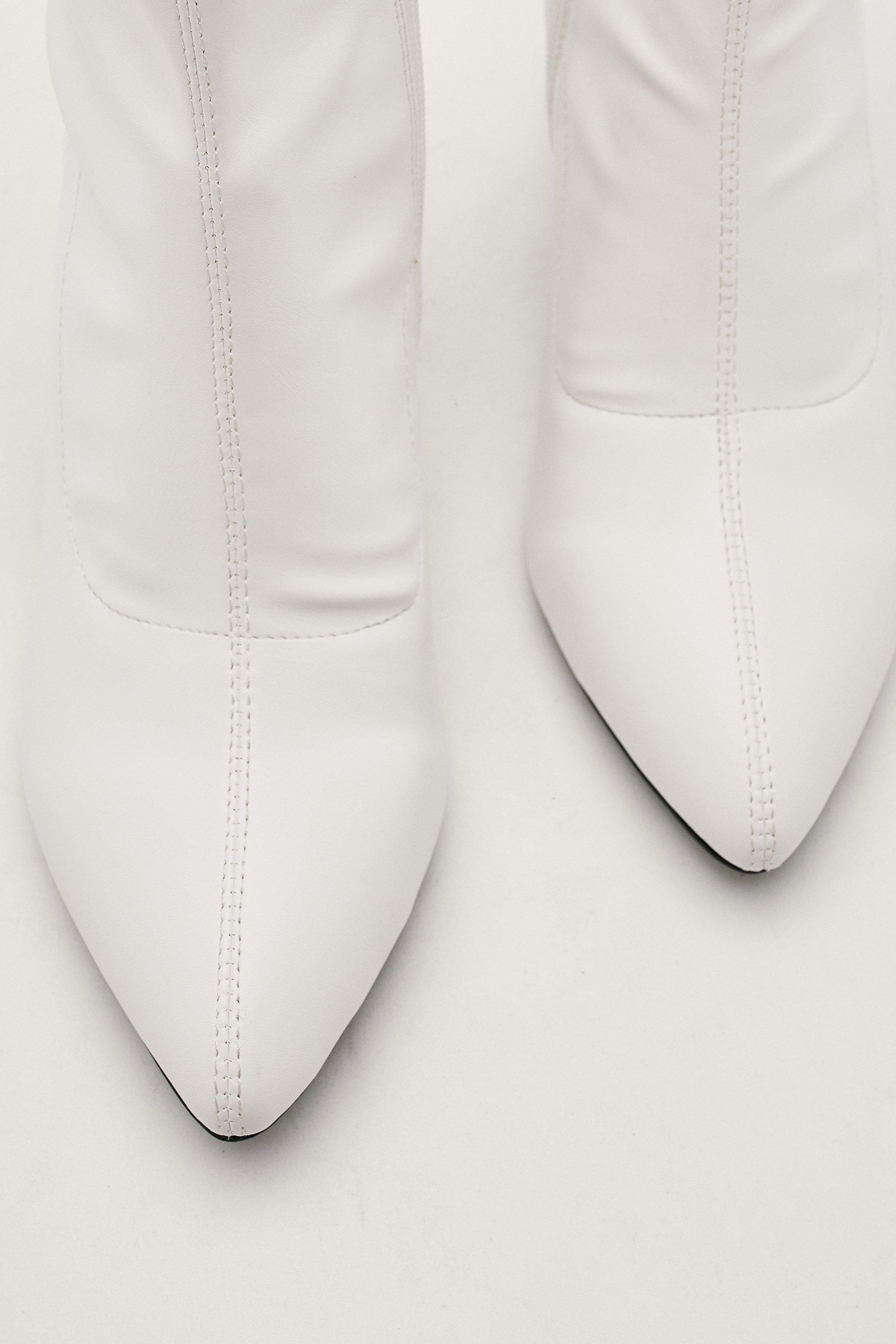 White booties hot sale nasty gal