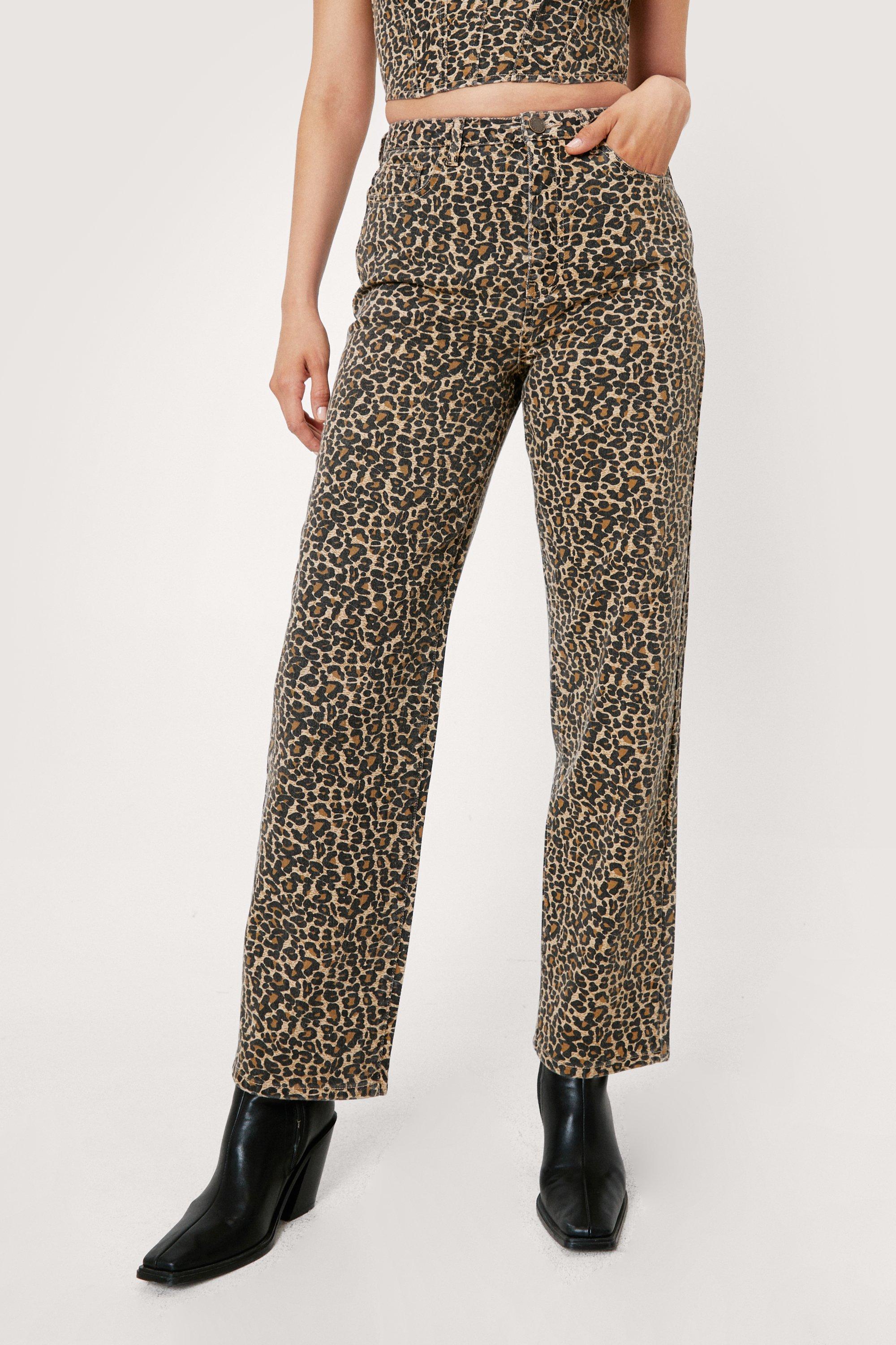 Denim and leopard store print