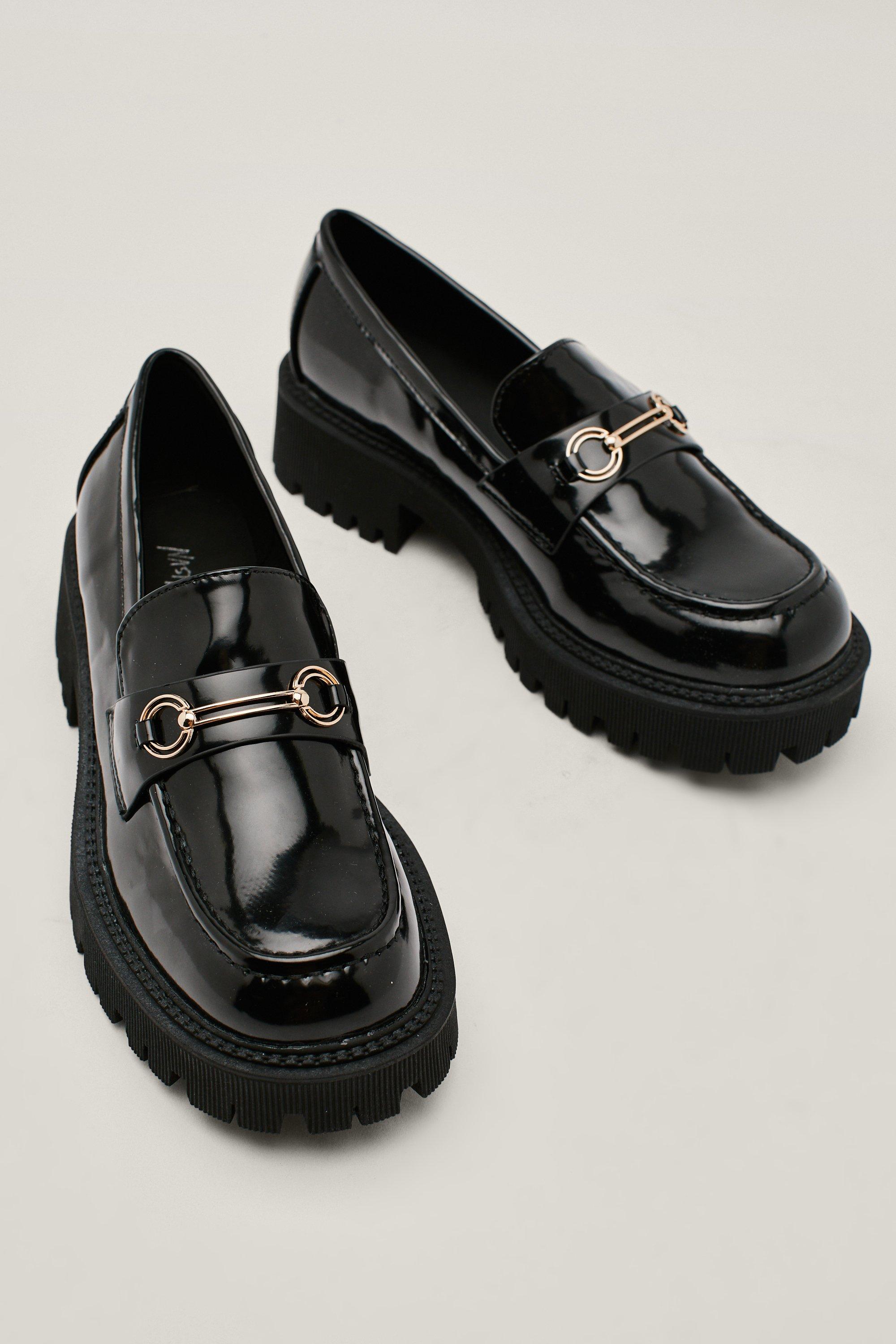 nasty gal chunky loafers