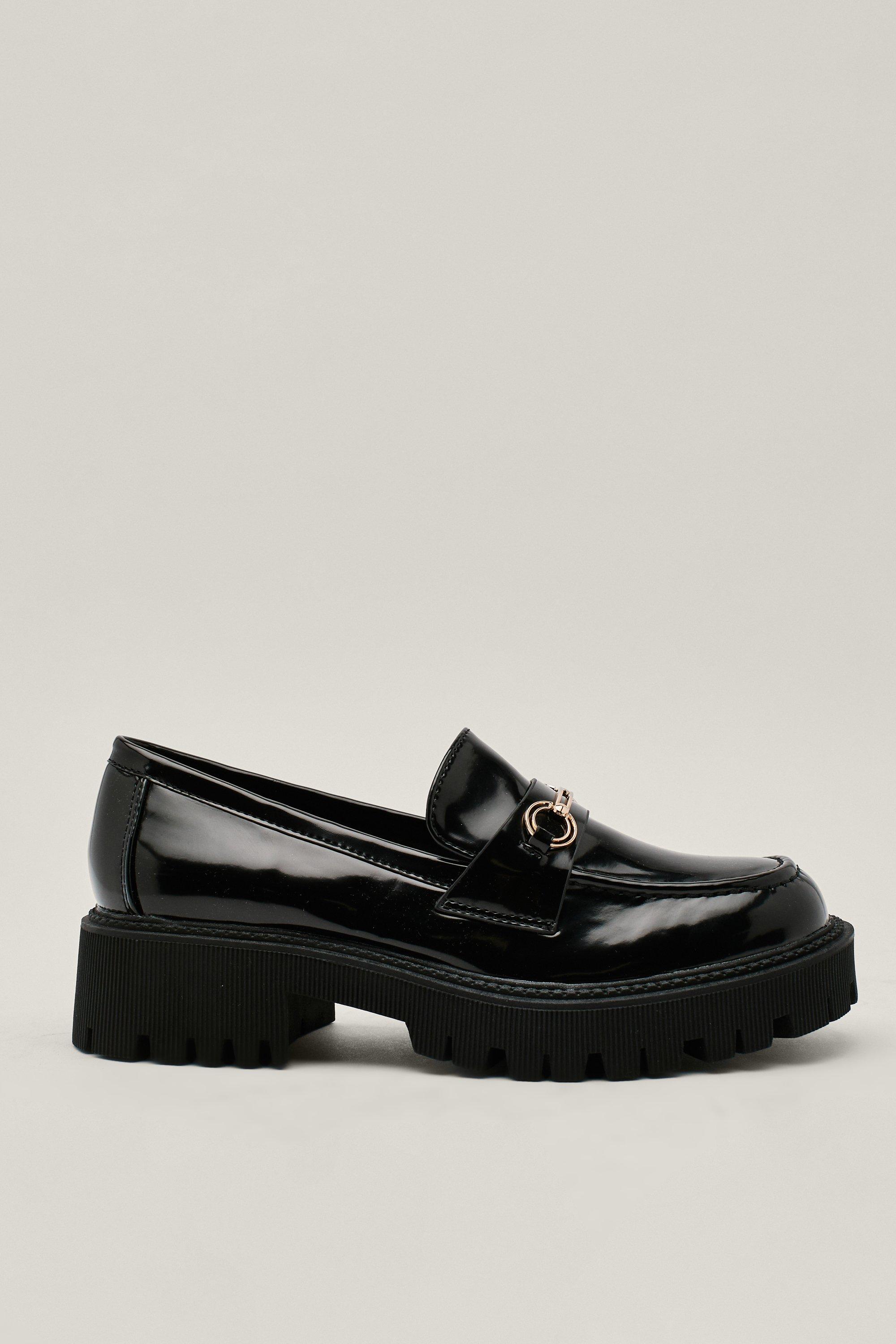 nasty gal chunky loafers