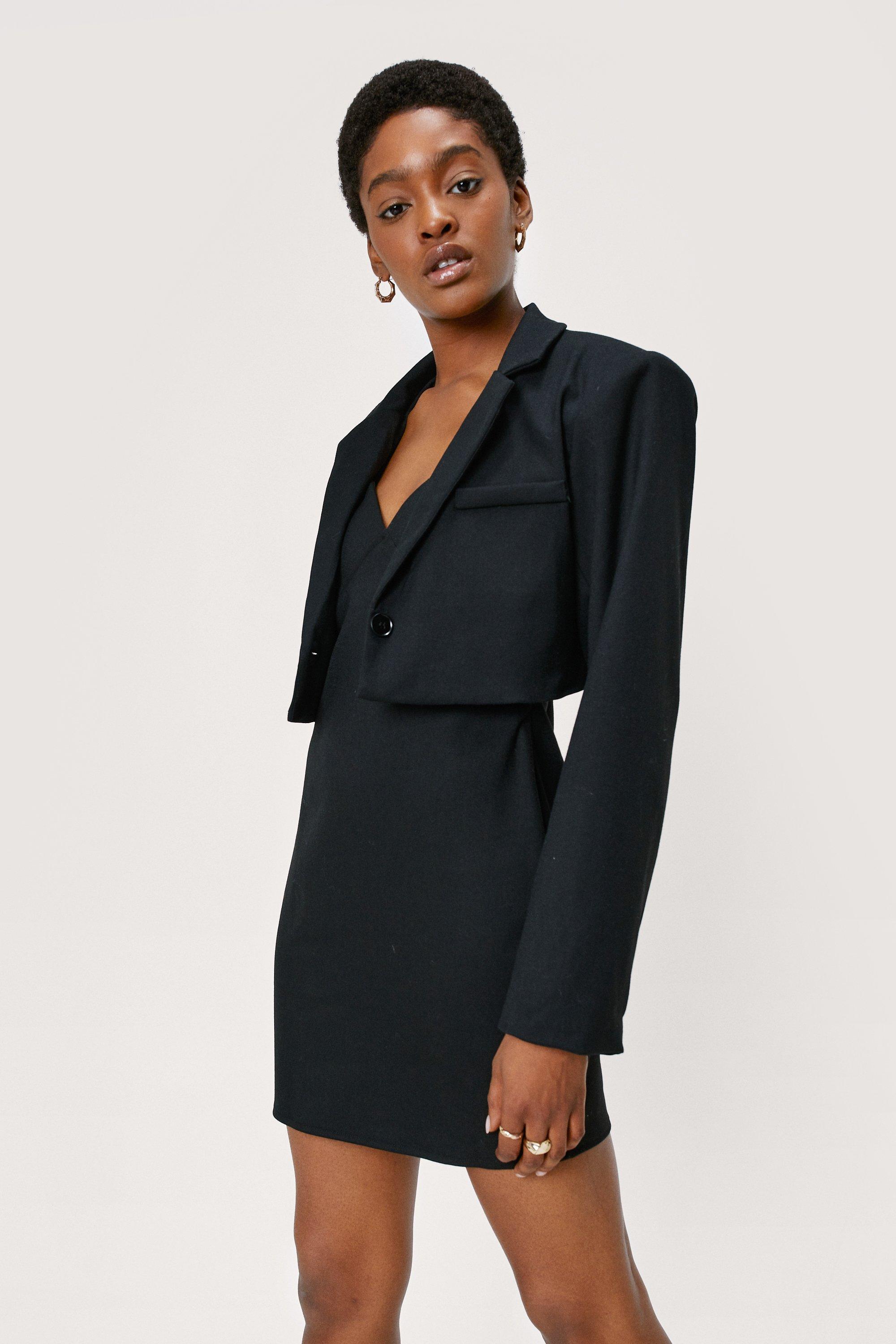 Long sleeve tailored dress sale