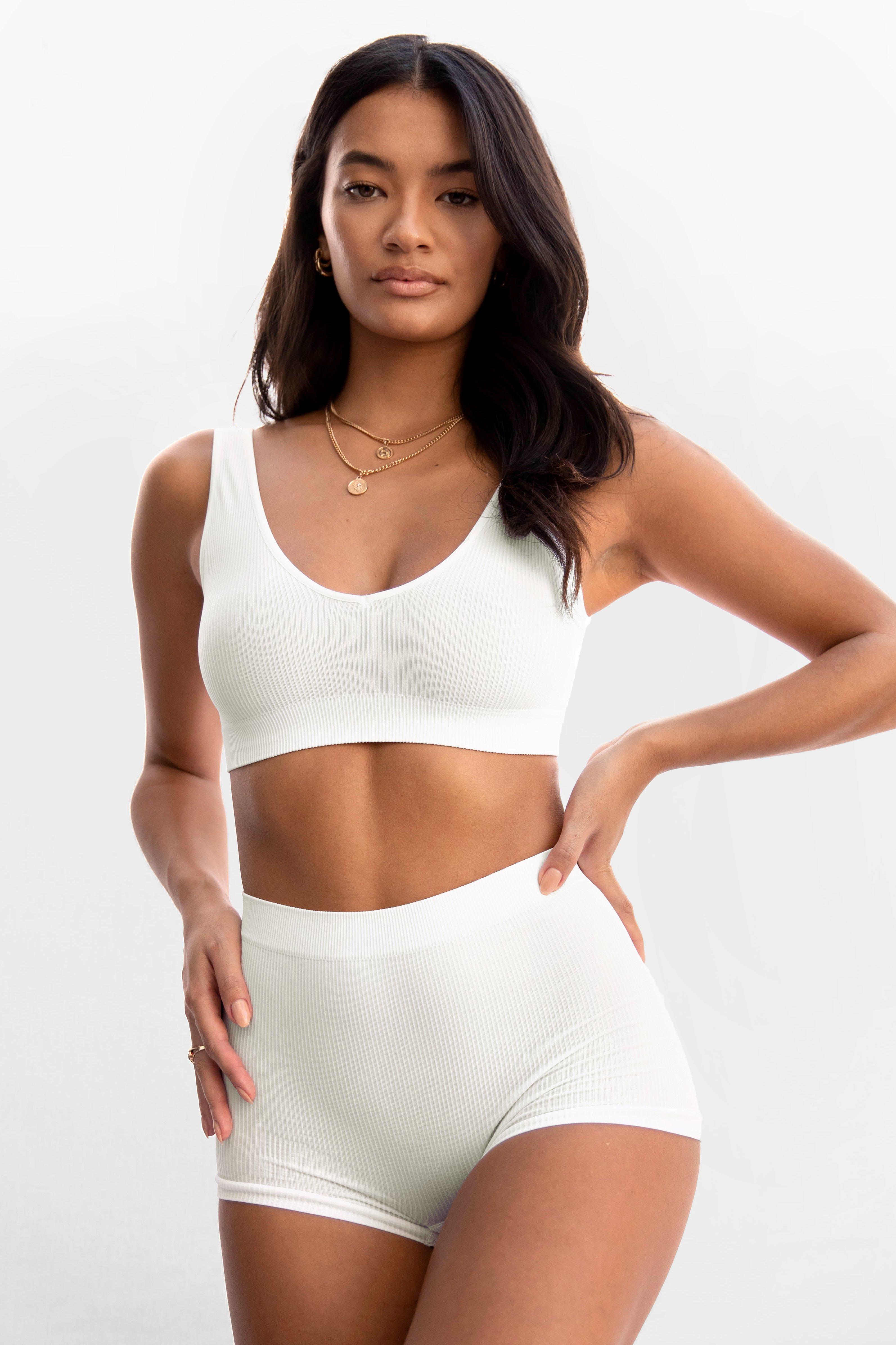 Recycled Seamless Scoop Neck Bralette