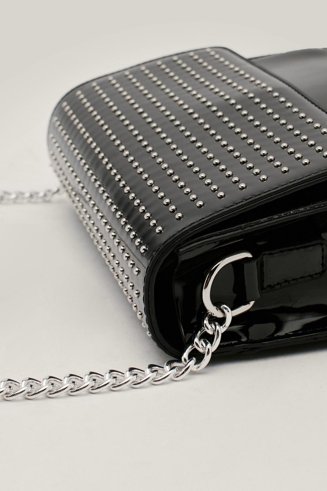 105 Faux Leather Studded Crossbody Bag image number 2