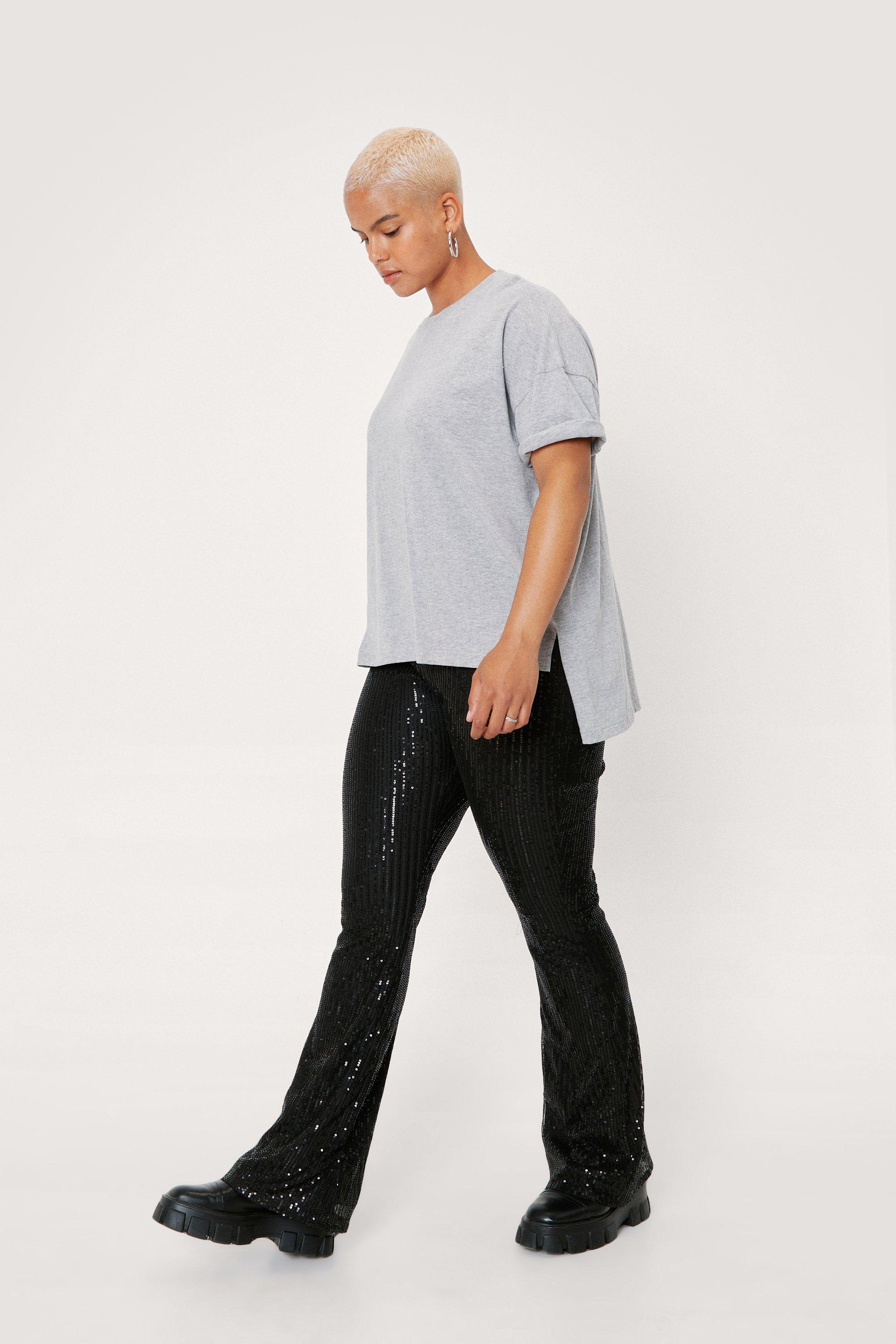Pantalon flare 2025 taille haute