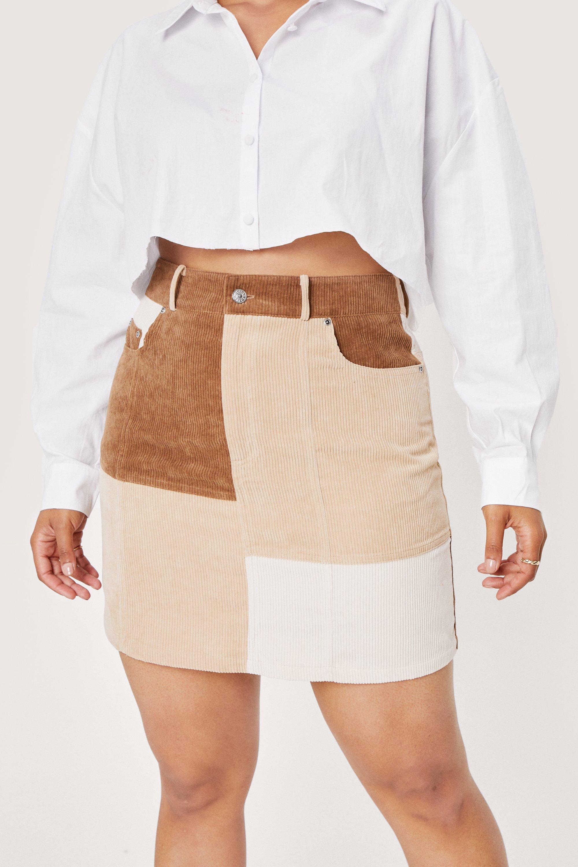 Cord skirt outlet plus size