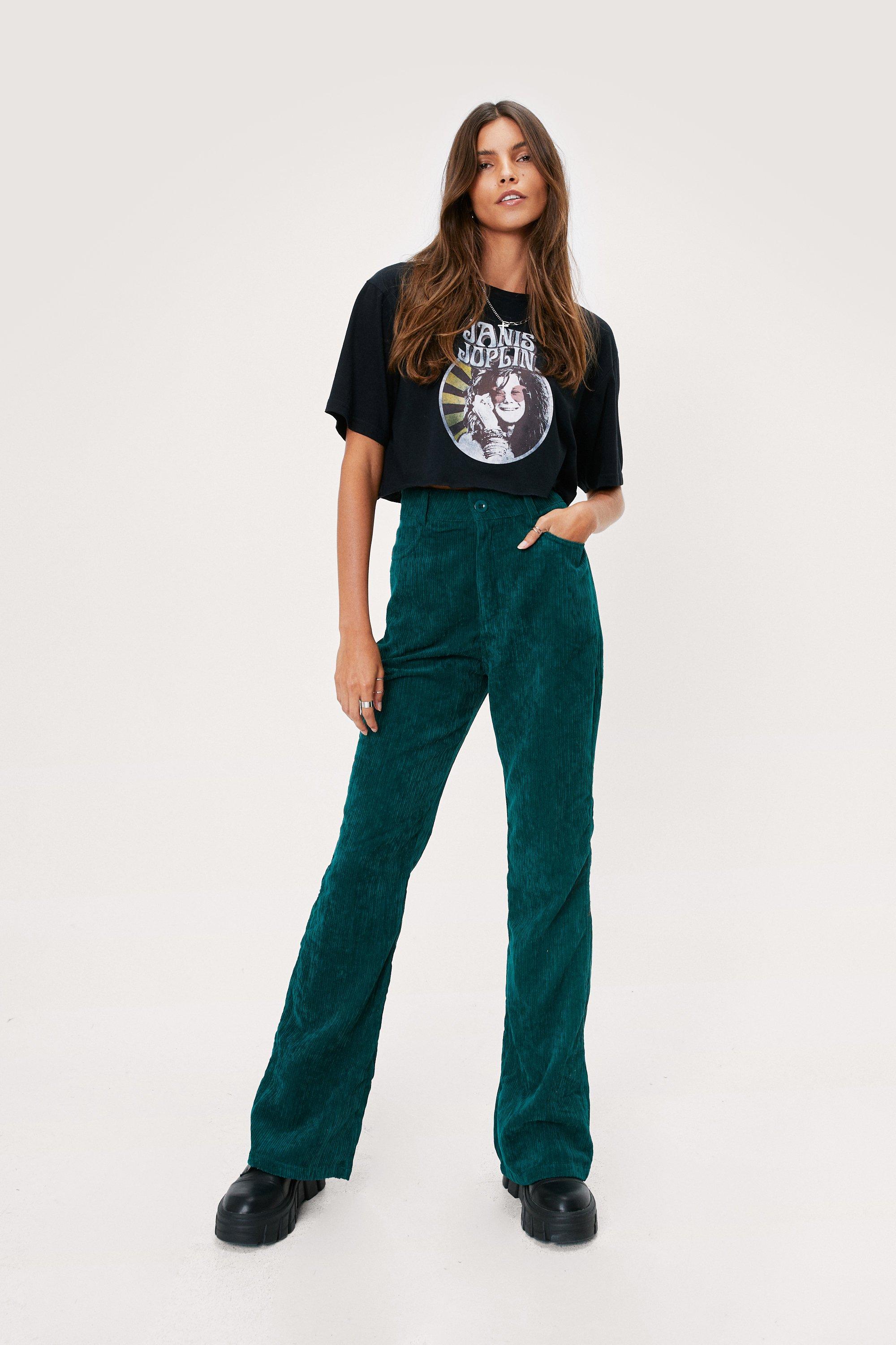 Premium Pantalon flare en velours cotele Nasty Gal